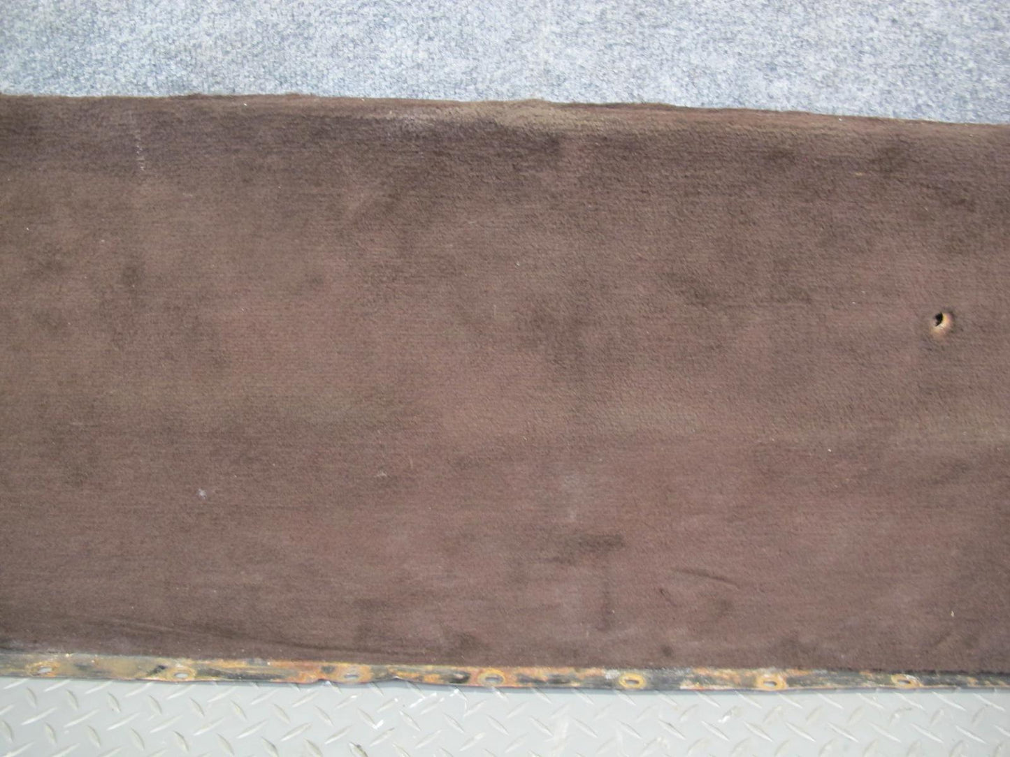 81-85 Mercedes R107 Rear Trunk Floor Trim Carpet Liner Cover MAT Set Brown OEM