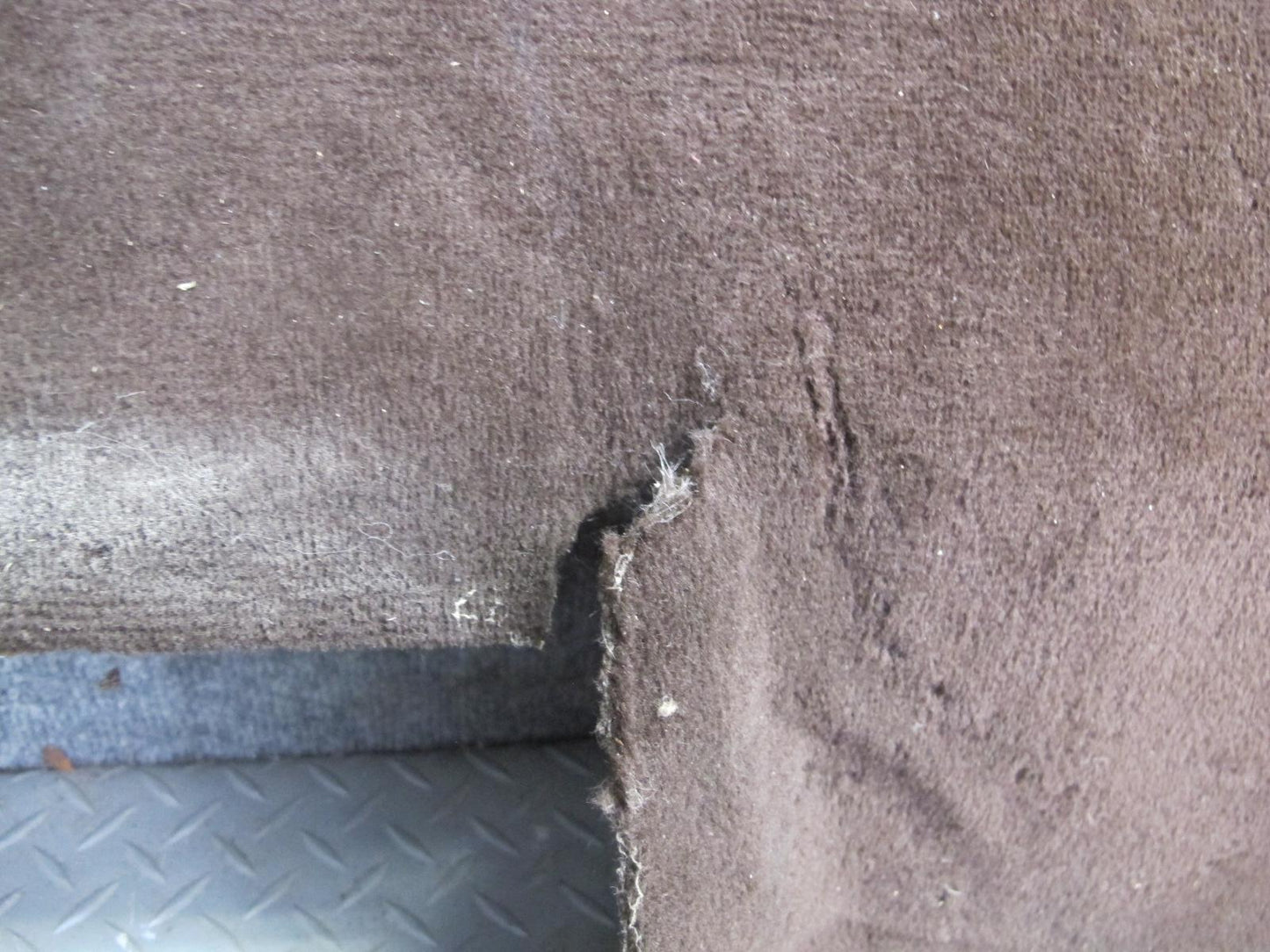 81-85 Mercedes R107 Rear Trunk Floor Trim Carpet Liner Cover MAT Set Brown OEM