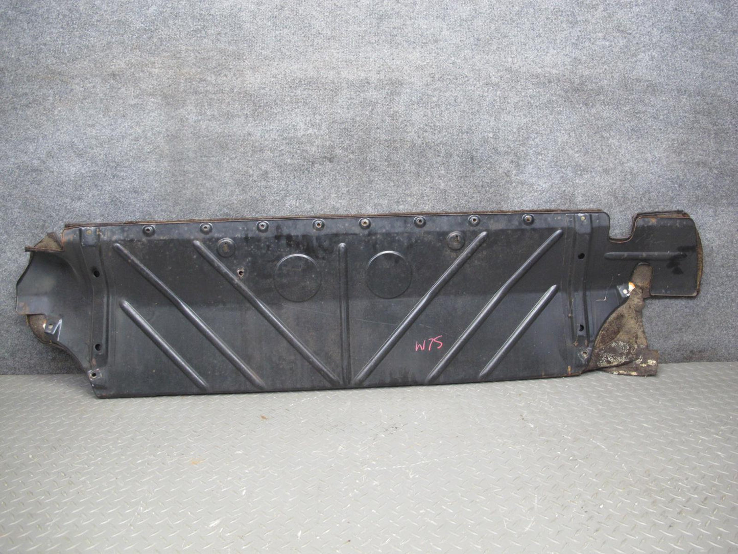 81-85 Mercedes R107 Rear Trunk Floor Trim Carpet Liner Cover MAT Set Brown OEM