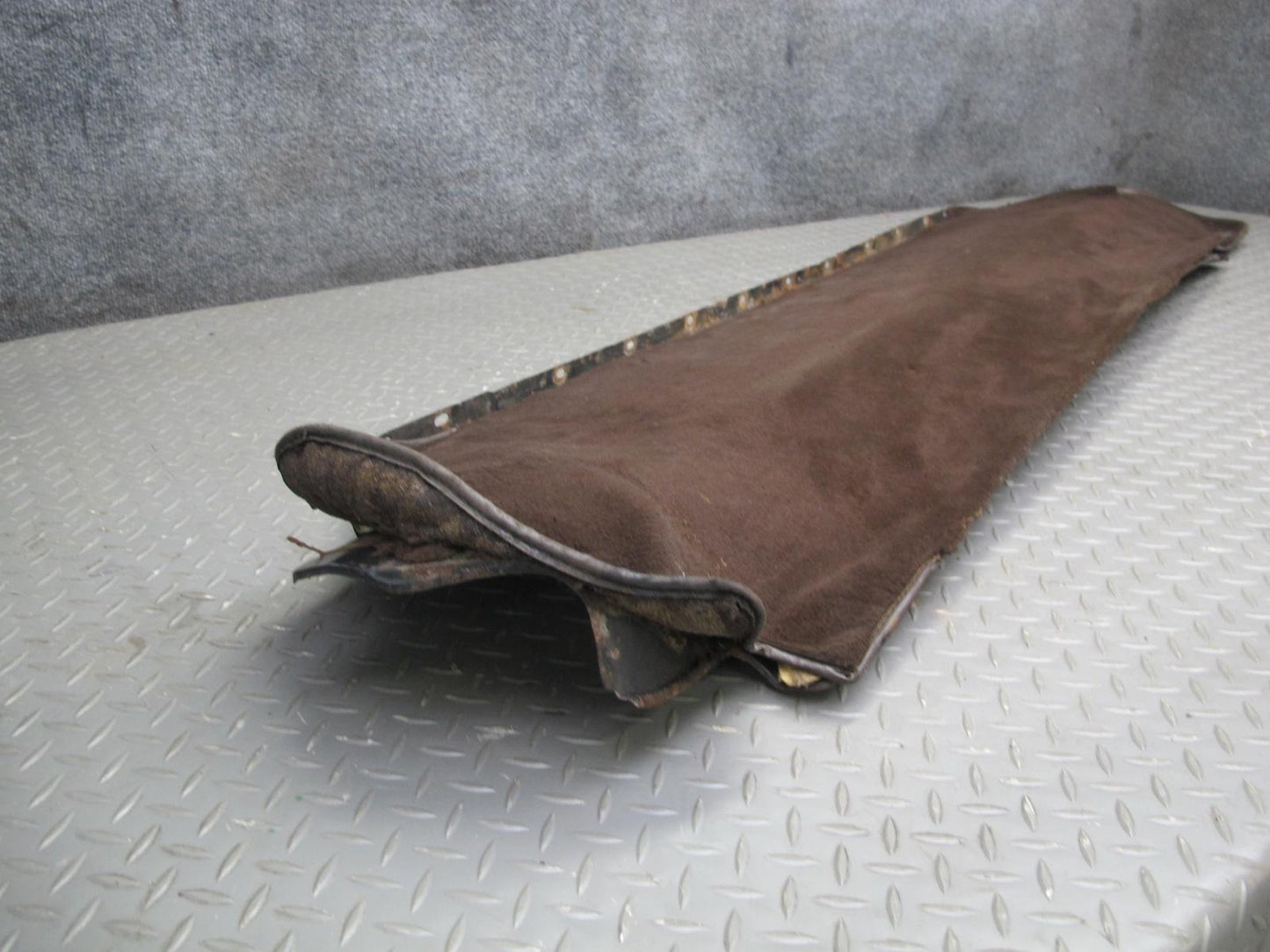 81-85 Mercedes R107 Rear Trunk Floor Trim Carpet Liner Cover MAT Set Brown OEM