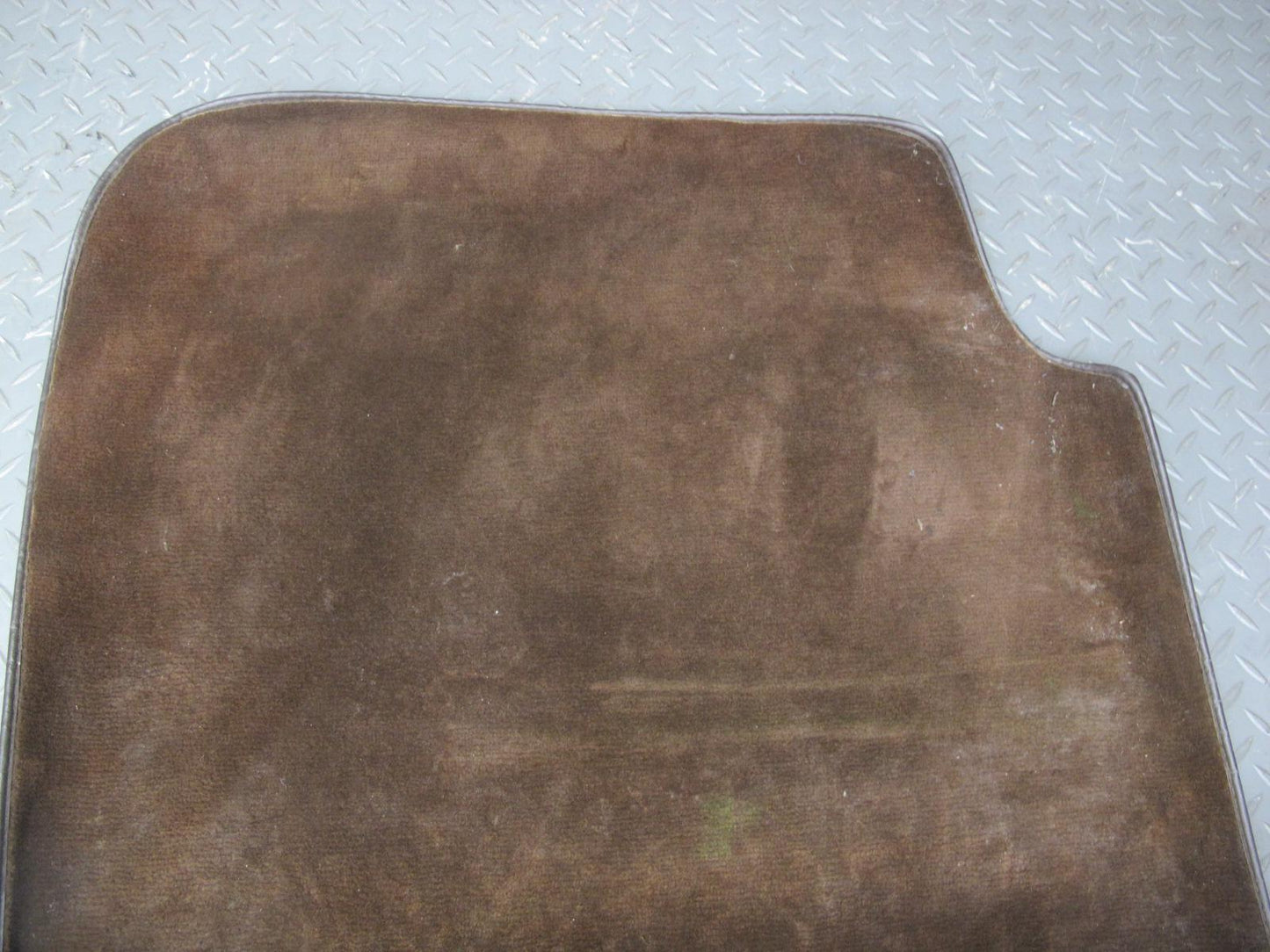 81-85 Mercedes R107 Rear Trunk Floor Trim Carpet Liner Cover MAT Set Brown OEM