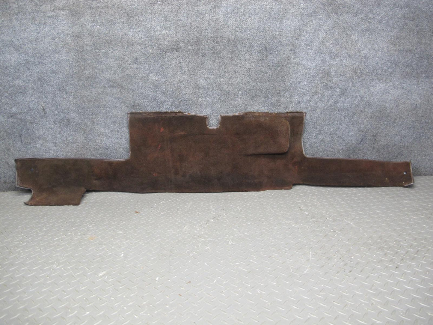81-85 Mercedes R107 Rear Trunk Floor Trim Carpet Liner Cover MAT Set Brown OEM