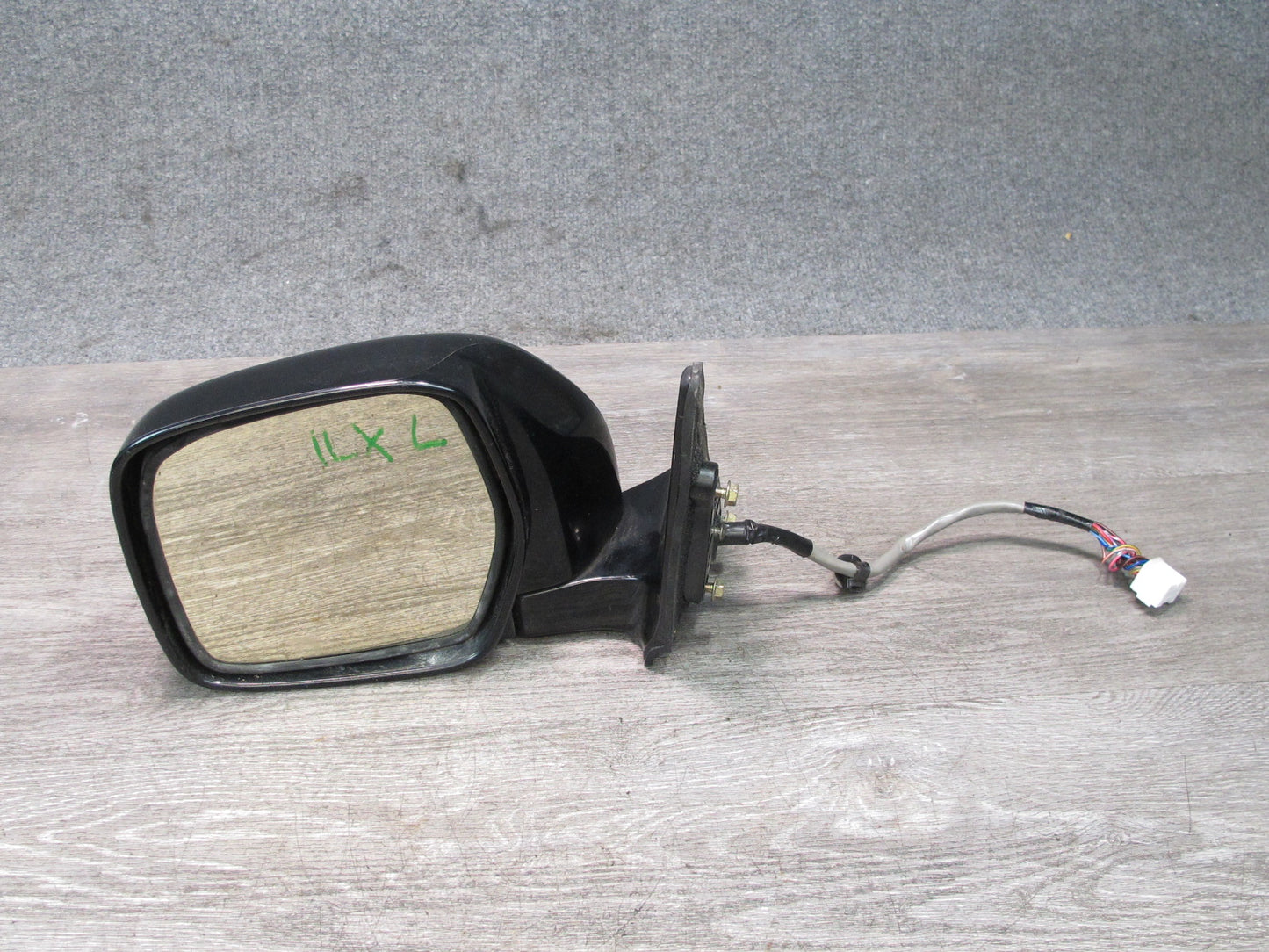 1998-2002 Lexus J100 LX470 Left Driver Side Power Door Exterior Mirror Black