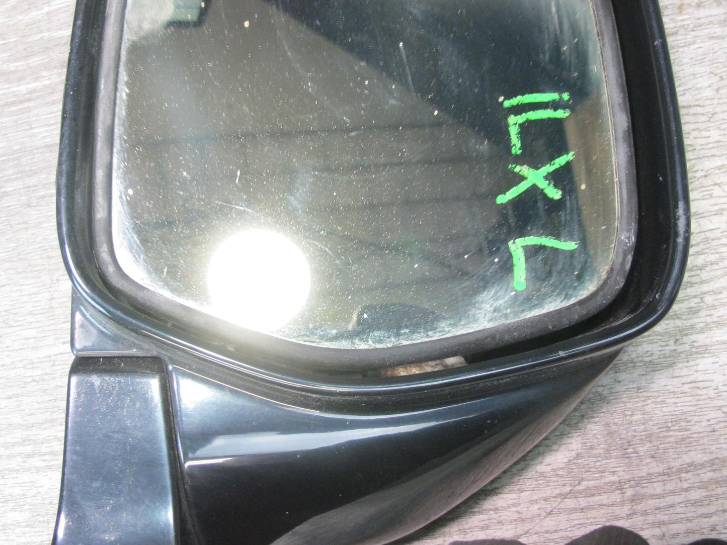 1998-2002 Lexus J100 LX470 Left Driver Side Power Door Exterior Mirror Black
