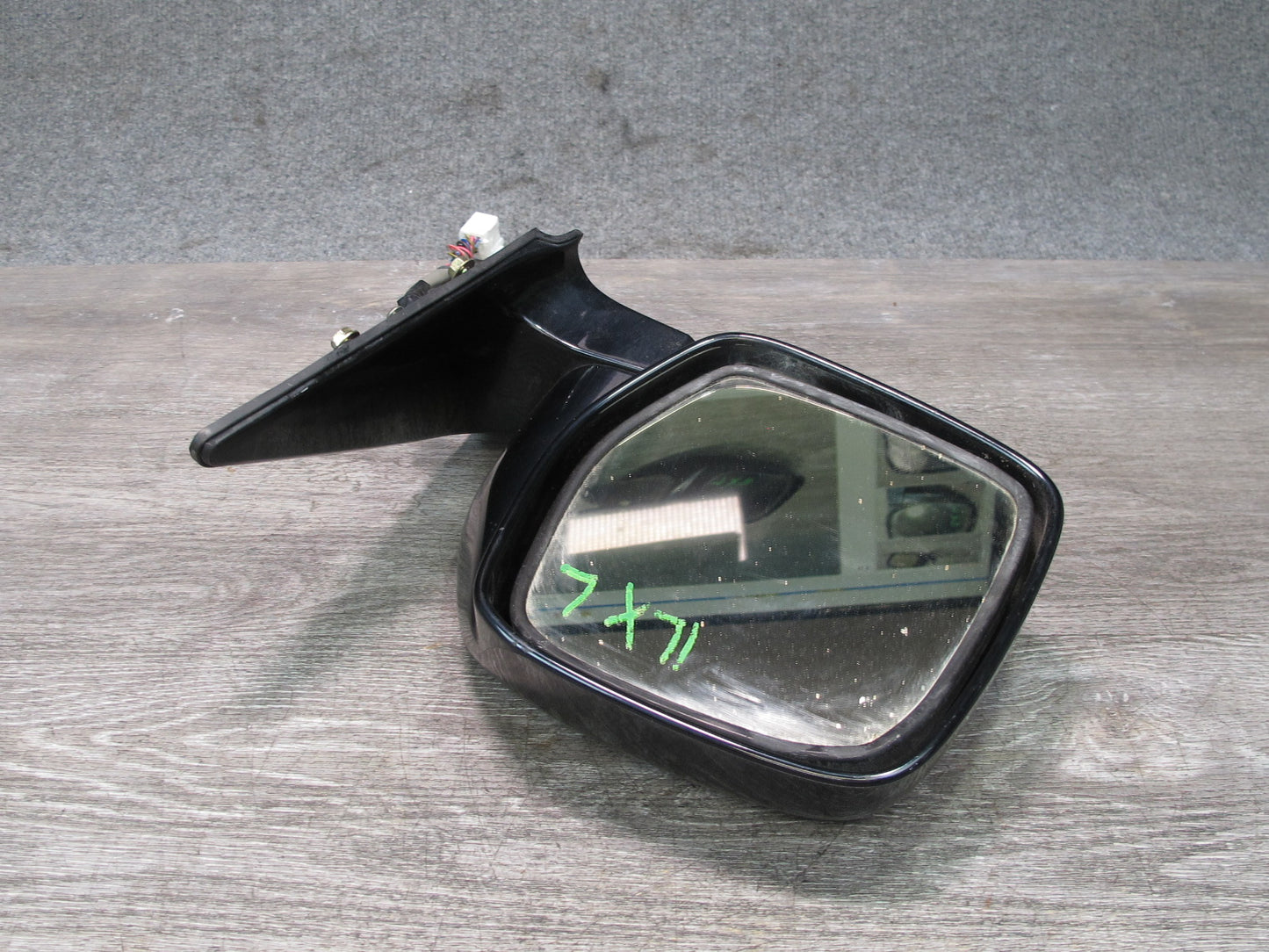 1998-2002 Lexus J100 LX470 Left Driver Side Power Door Exterior Mirror Black