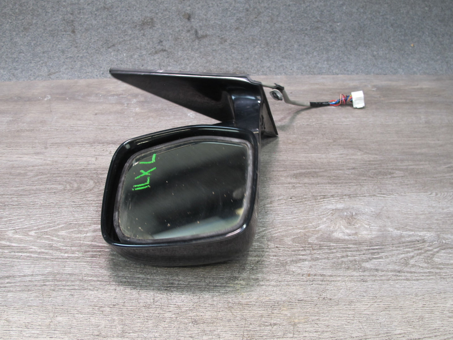 1998-2002 Lexus J100 LX470 Left Driver Side Power Door Exterior Mirror Black