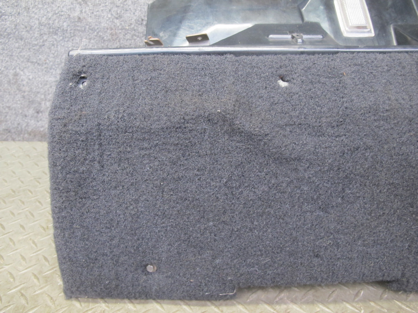 90-93 Chevrolet Corvette C4 AT Left Under Dash Trim Panel Carpet Cover Black OEM