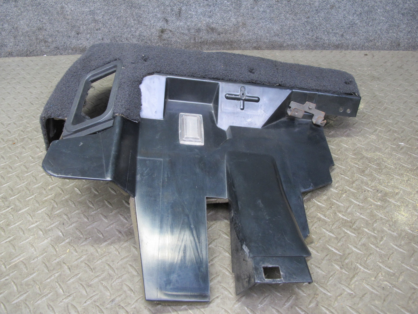 90-93 Chevrolet Corvette C4 AT Left Under Dash Trim Panel Carpet Cover Black OEM