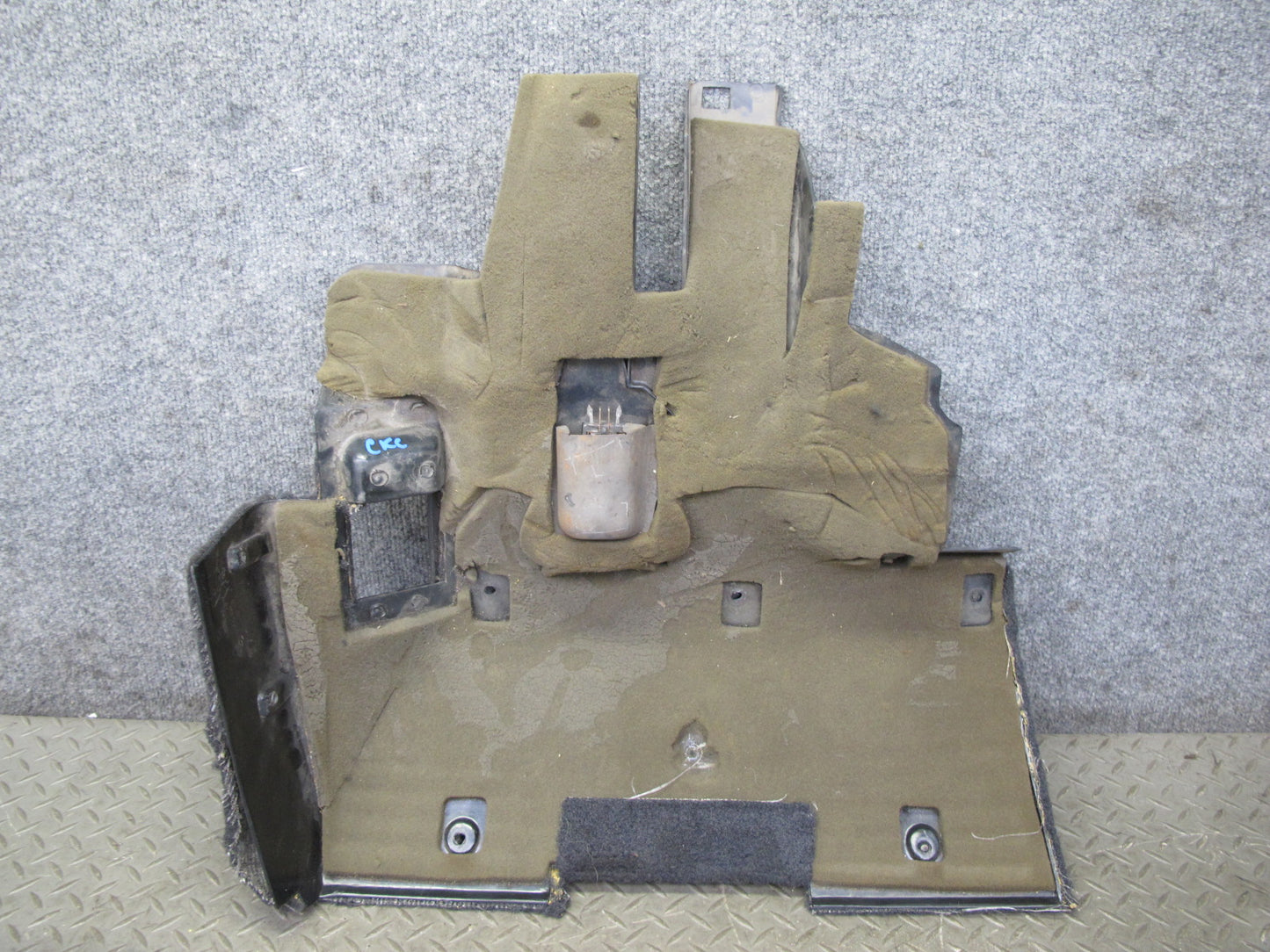 90-93 Chevrolet Corvette C4 AT Left Under Dash Trim Panel Carpet Cover Black OEM
