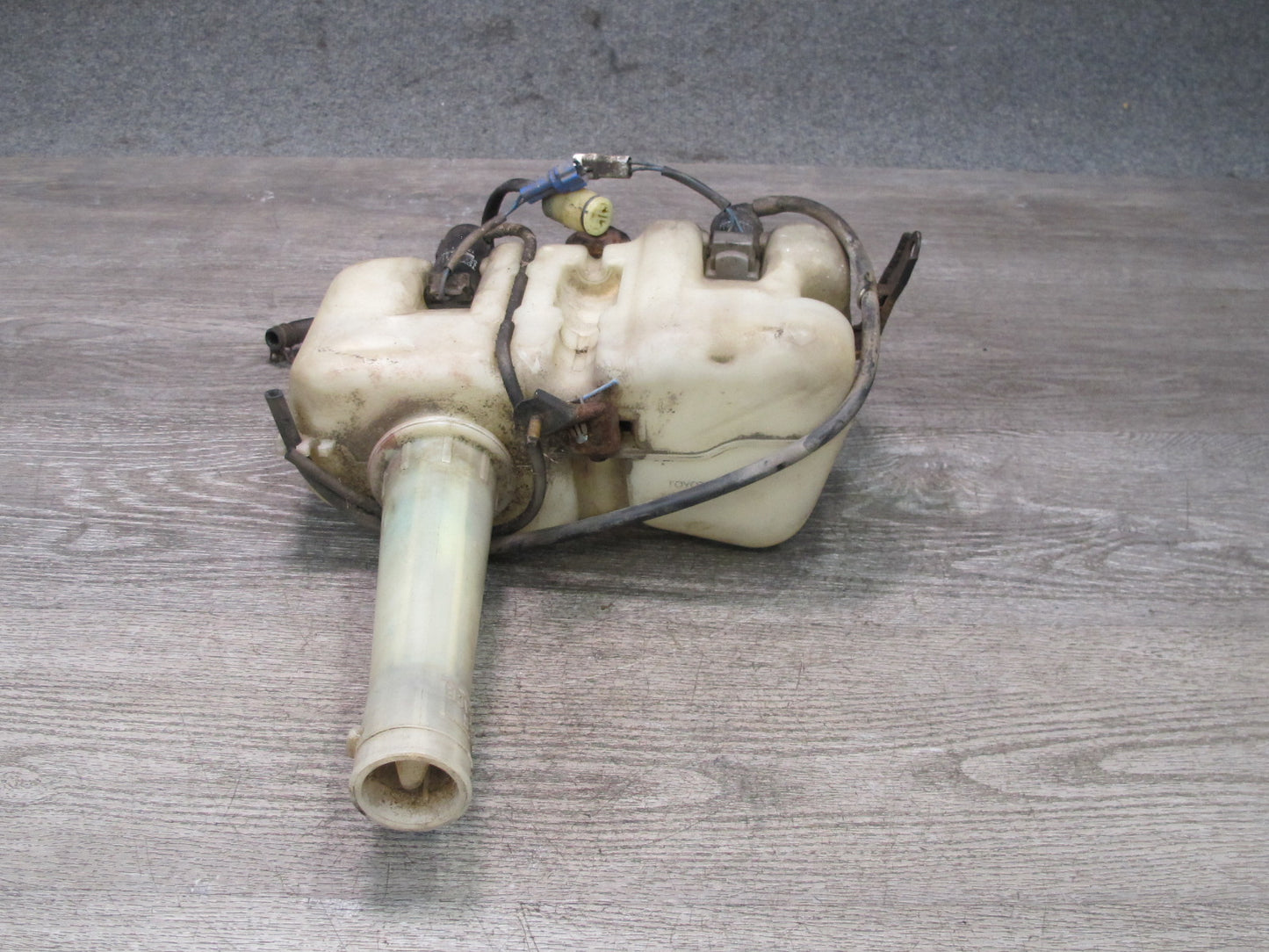 89-90 Toyota Supra MK3 MA70L Windshield Washer Fluid Reservoir Tank w Pumps OEM