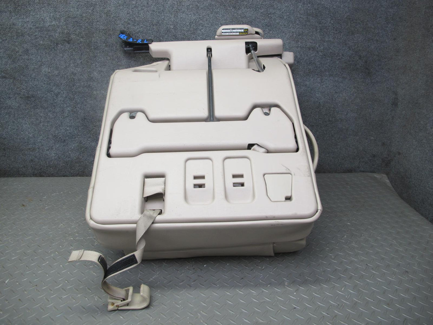 1998-2002 Lexus LX470 Rear Third 3RD ROW Left Right Leather Ivory Seat Set of 2