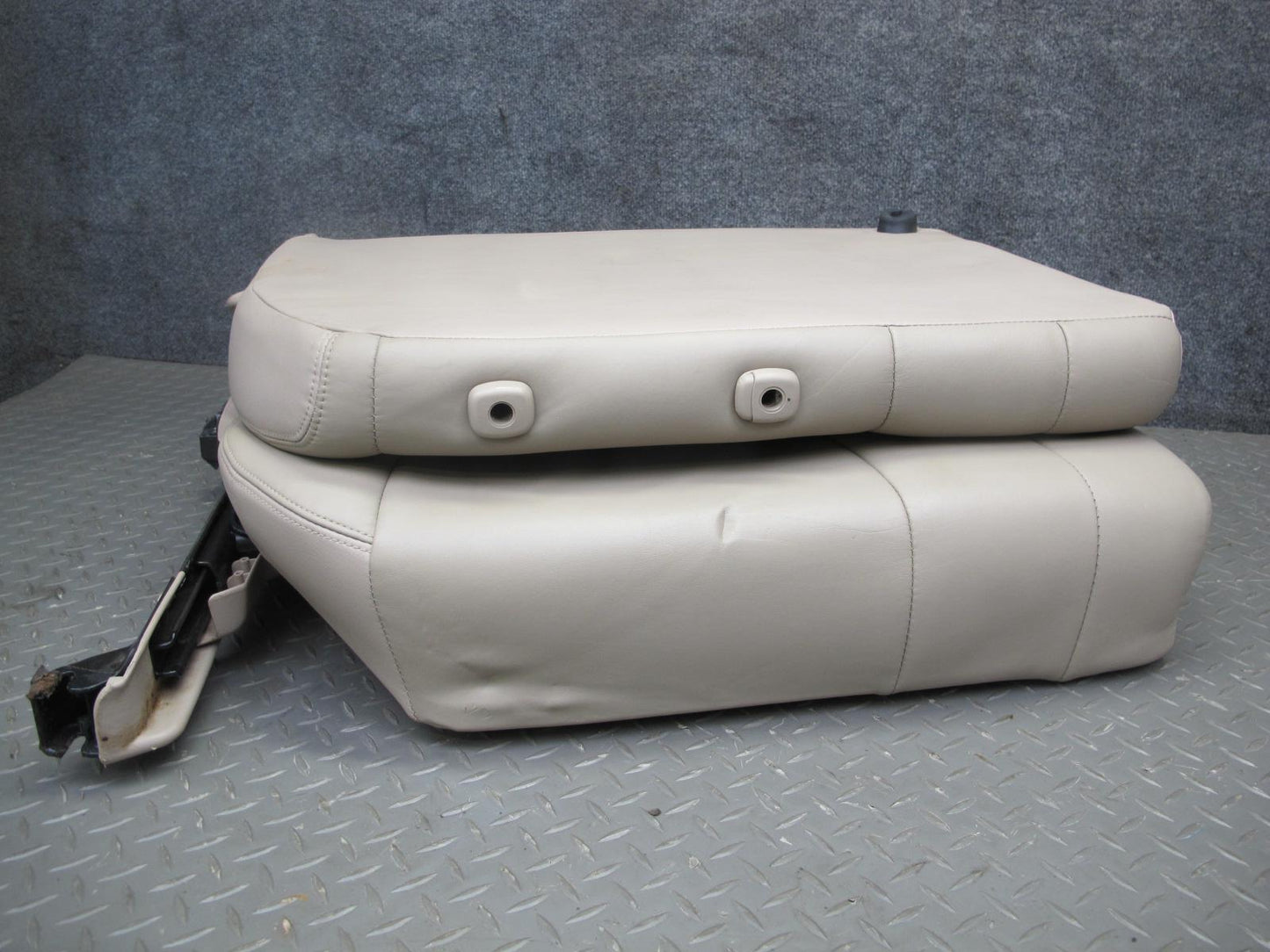 1998-2002 Lexus LX470 Rear Third 3RD ROW Left Right Leather Ivory Seat Set of 2