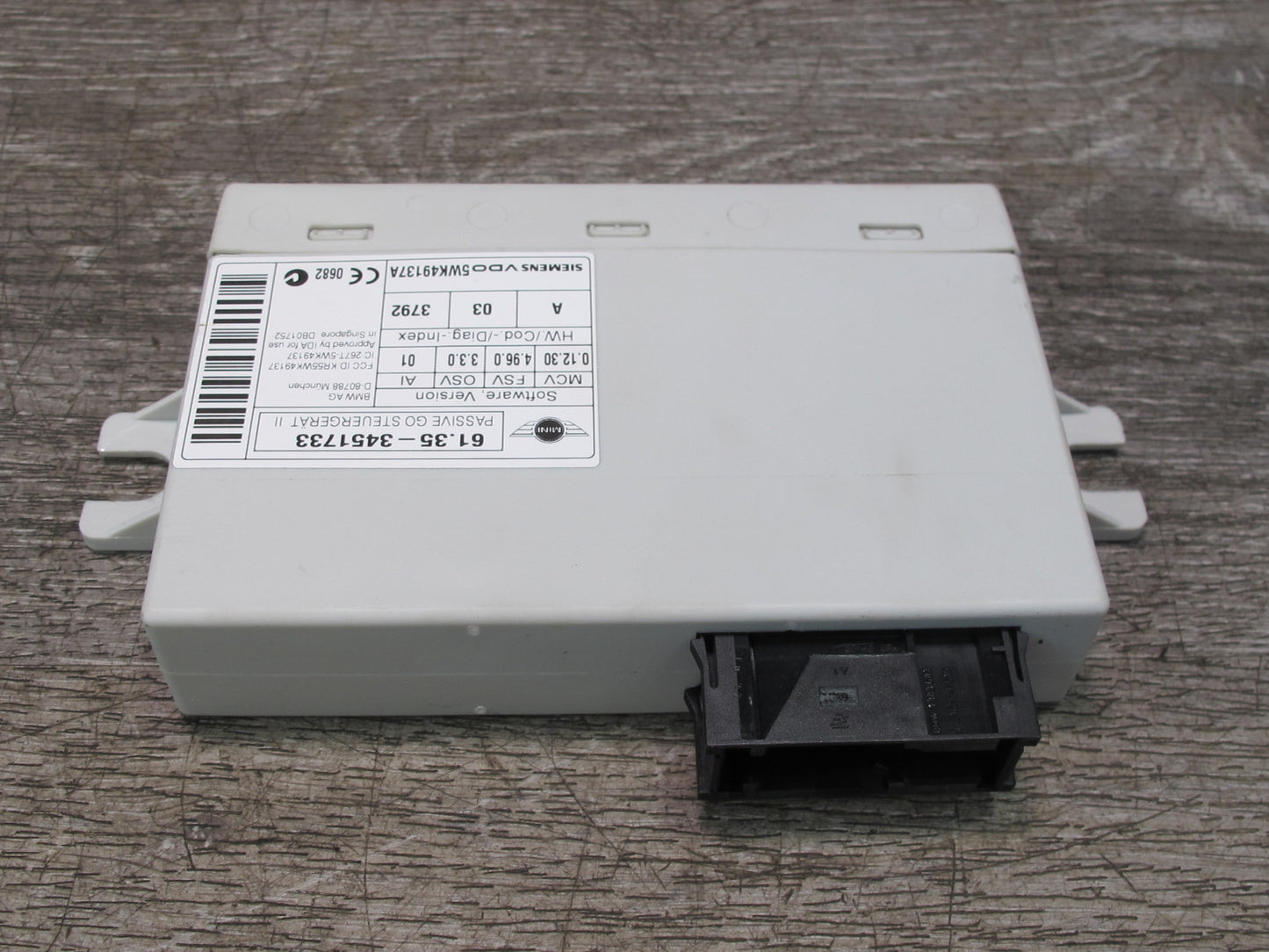 11-15 Mini Cooper R60 R61 Keyless Entry Passive GO Control Module 3451733 OEM