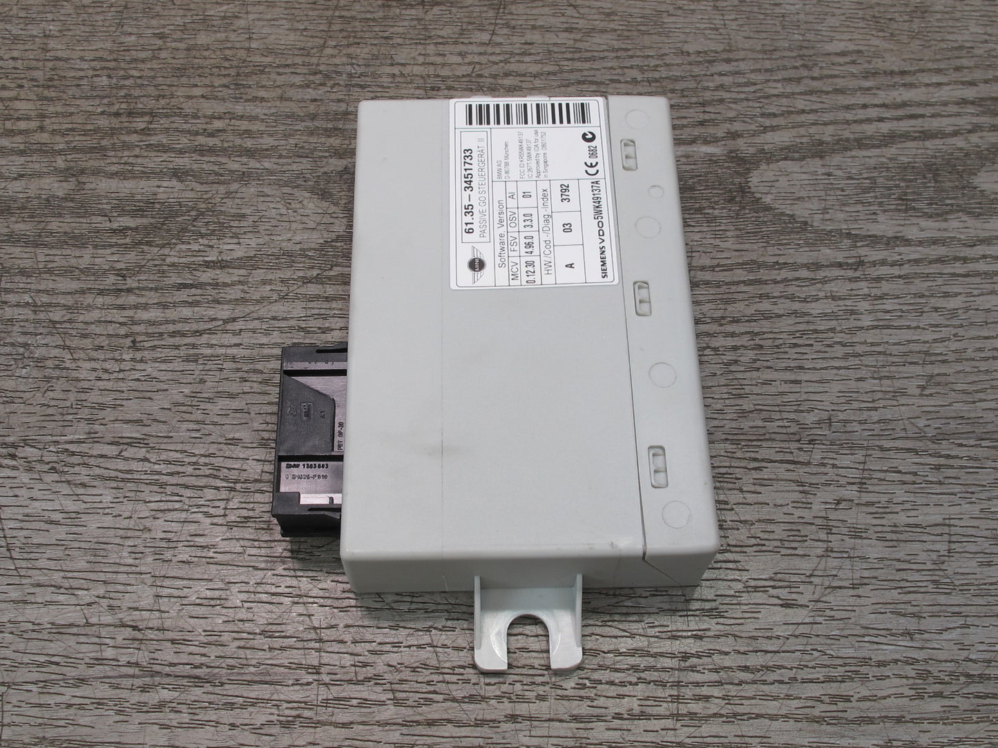 11-15 Mini Cooper R60 R61 Keyless Entry Passive GO Control Module 3451733 OEM