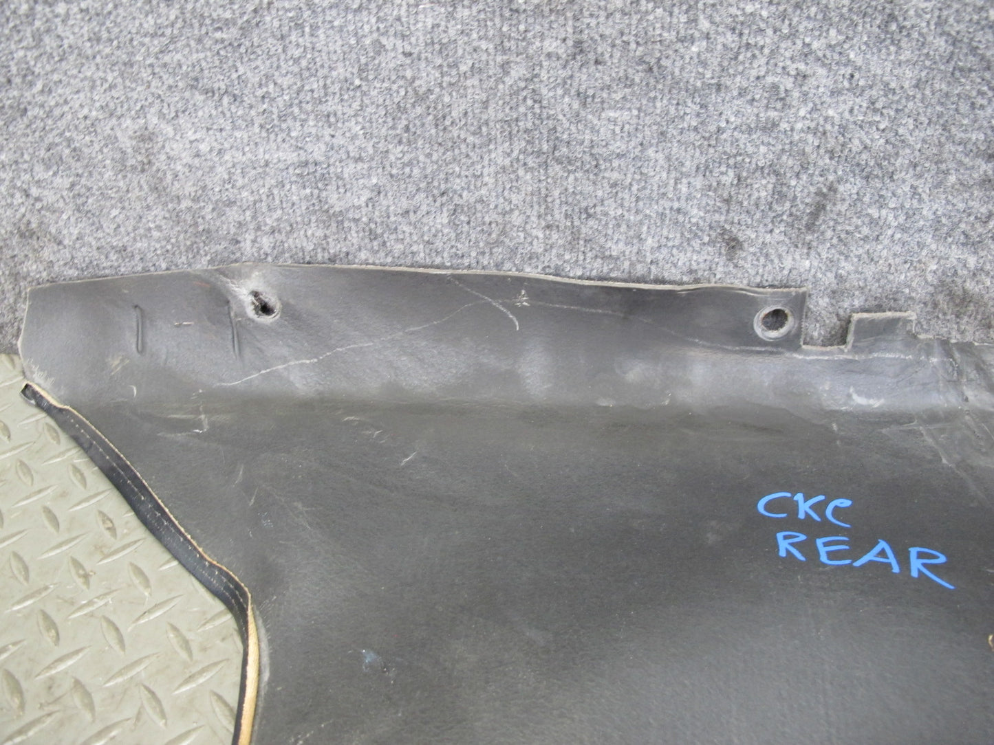 90-96 Chevrolet Corvette C4 Coupe Rear Trunk Compartment Carpet Cover Black OEM
