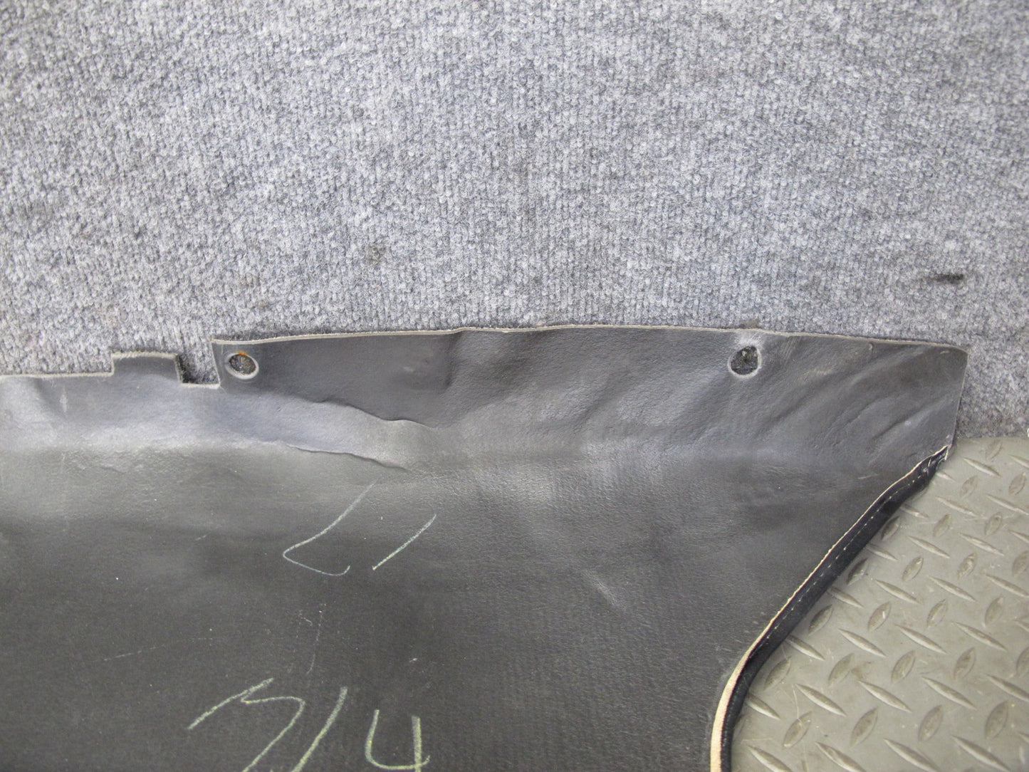 90-96 Chevrolet Corvette C4 Coupe Rear Trunk Compartment Carpet Cover Black OEM