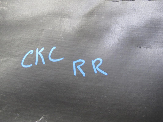 90-93 Chevrolet Corvette C4 Coupe Right & Left Trunk Carpet Trim Set Black OEM