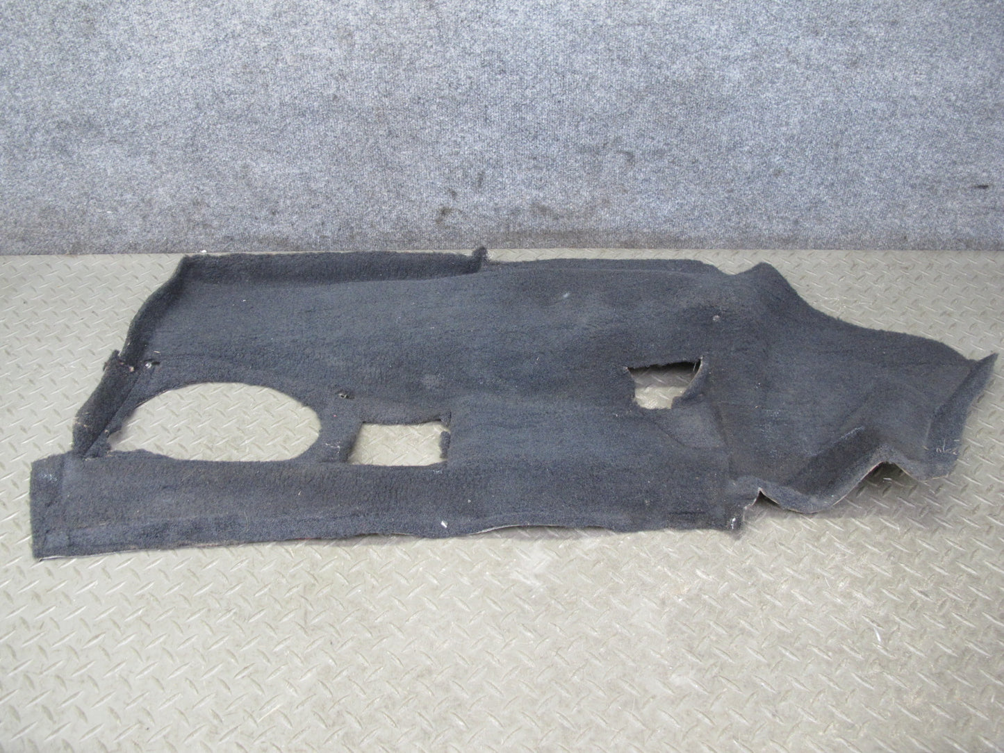90-93 Chevrolet Corvette C4 Coupe Right & Left Trunk Carpet Trim Set Black OEM