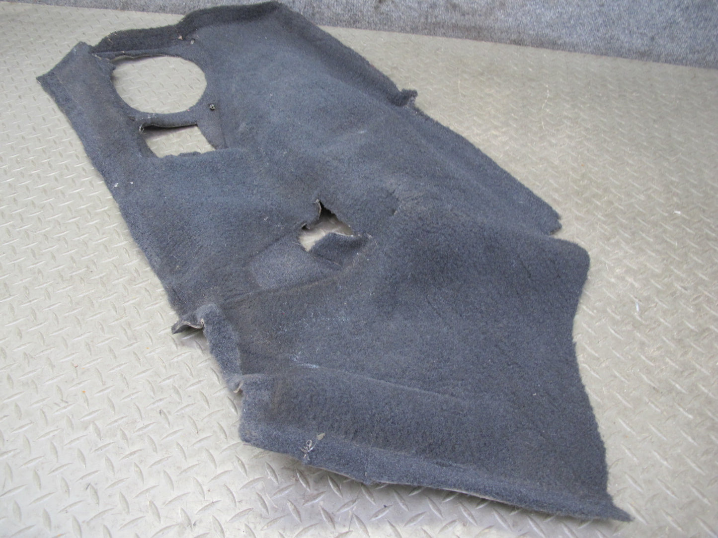 90-93 Chevrolet Corvette C4 Coupe Right & Left Trunk Carpet Trim Set Black OEM
