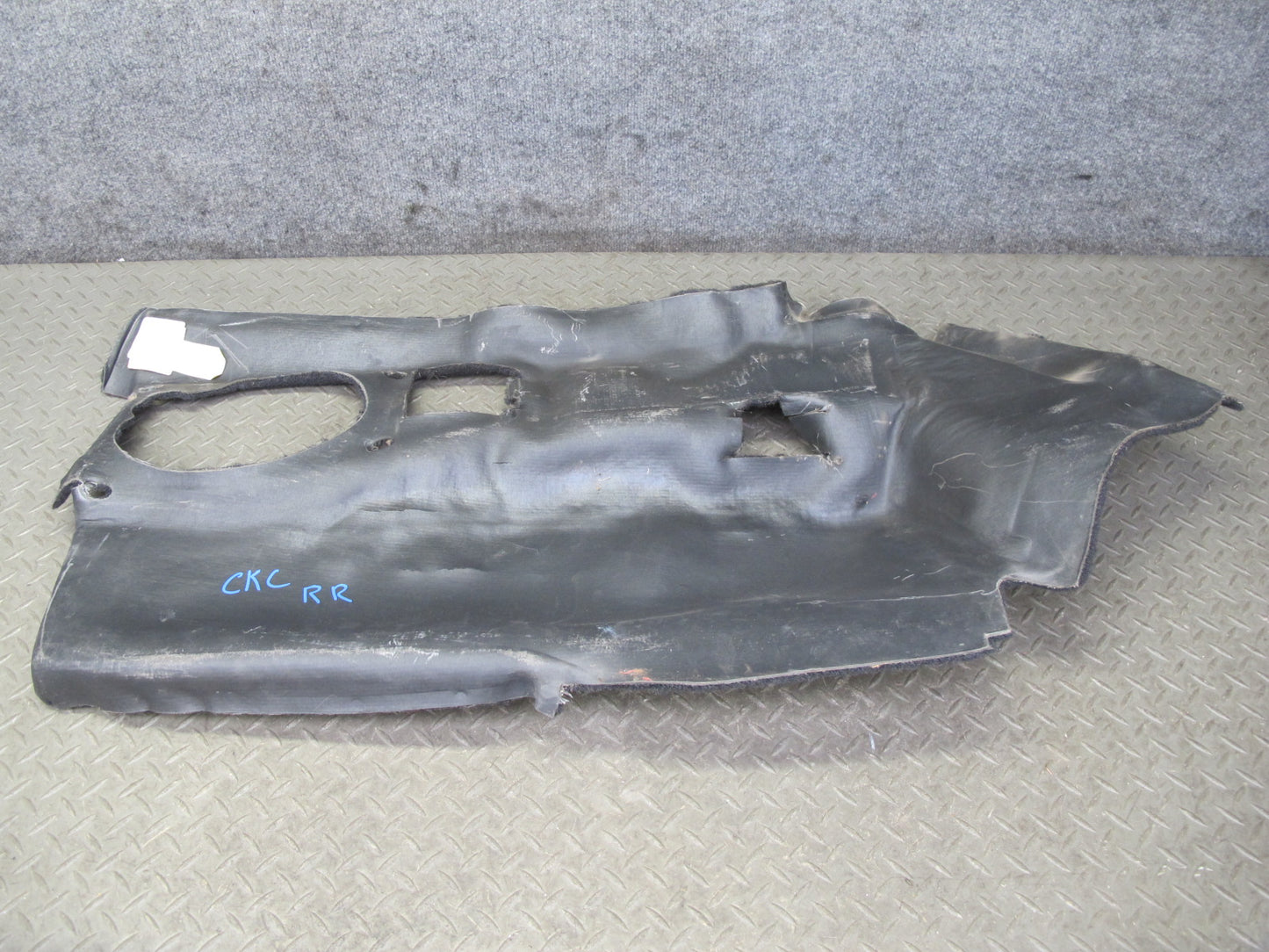 90-93 Chevrolet Corvette C4 Coupe Right & Left Trunk Carpet Trim Set Black OEM