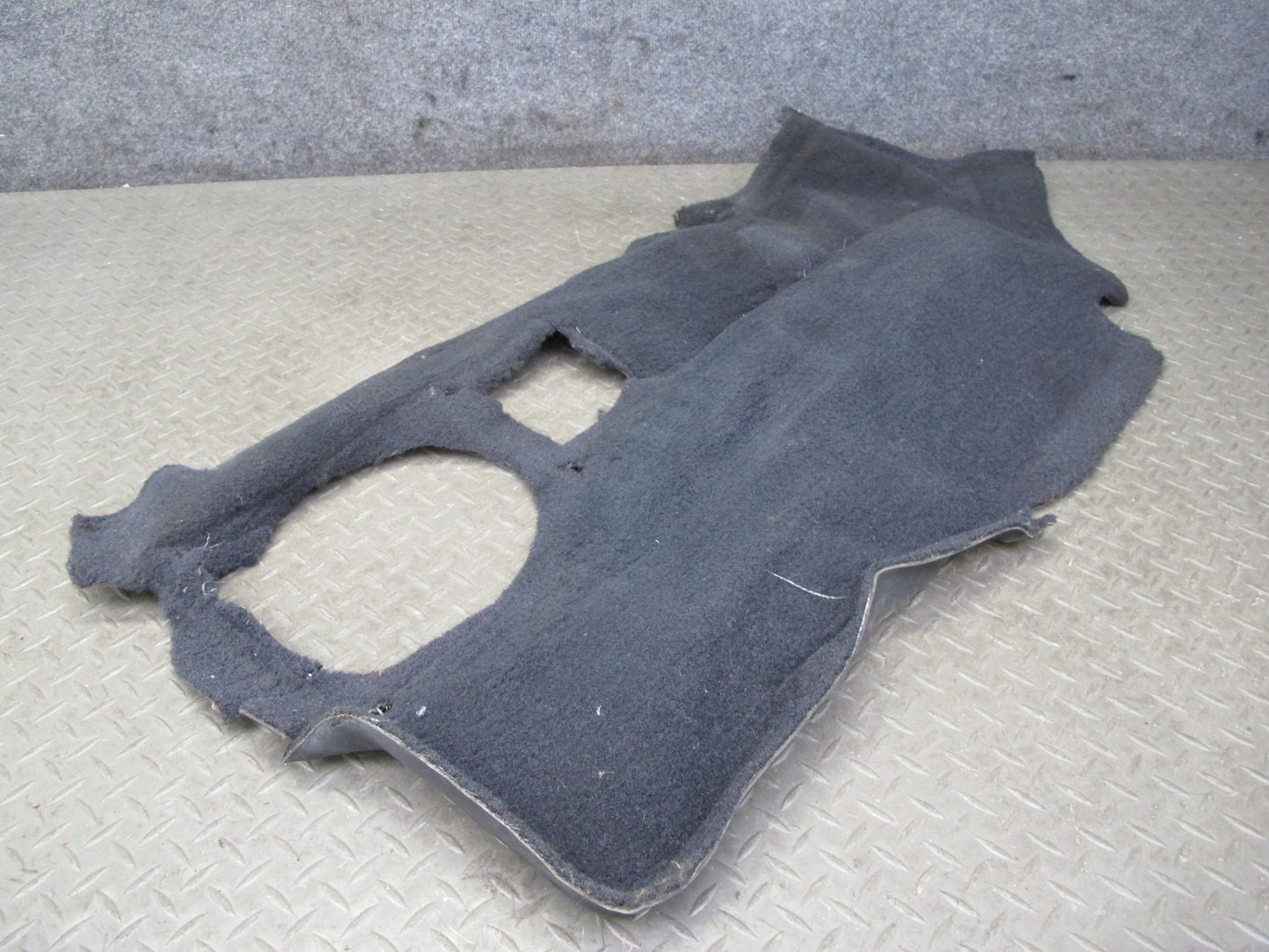 90-93 Chevrolet Corvette C4 Coupe Right & Left Trunk Carpet Trim Set Black OEM