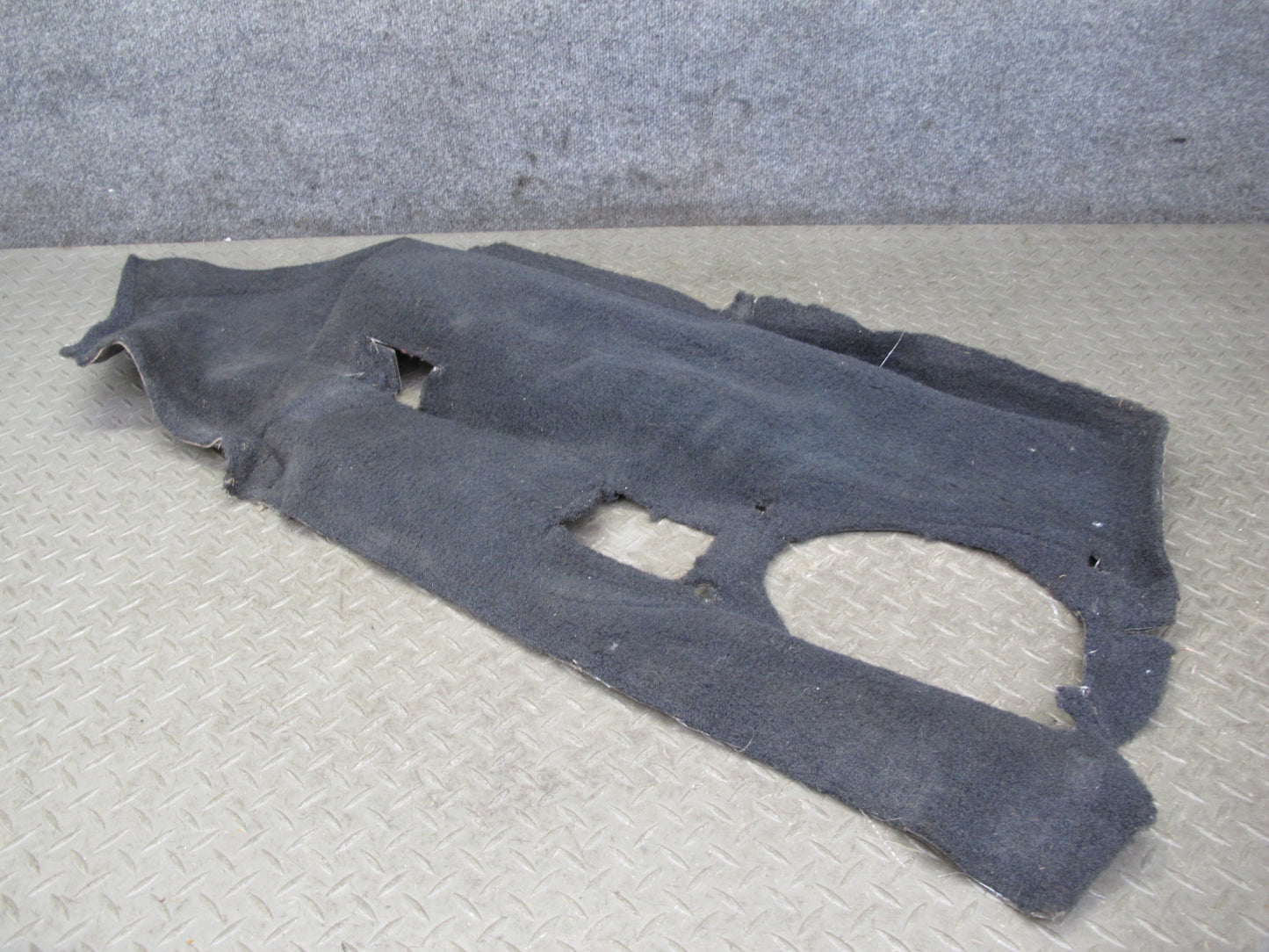 90-93 Chevrolet Corvette C4 Coupe Right & Left Trunk Carpet Trim Set Black OEM