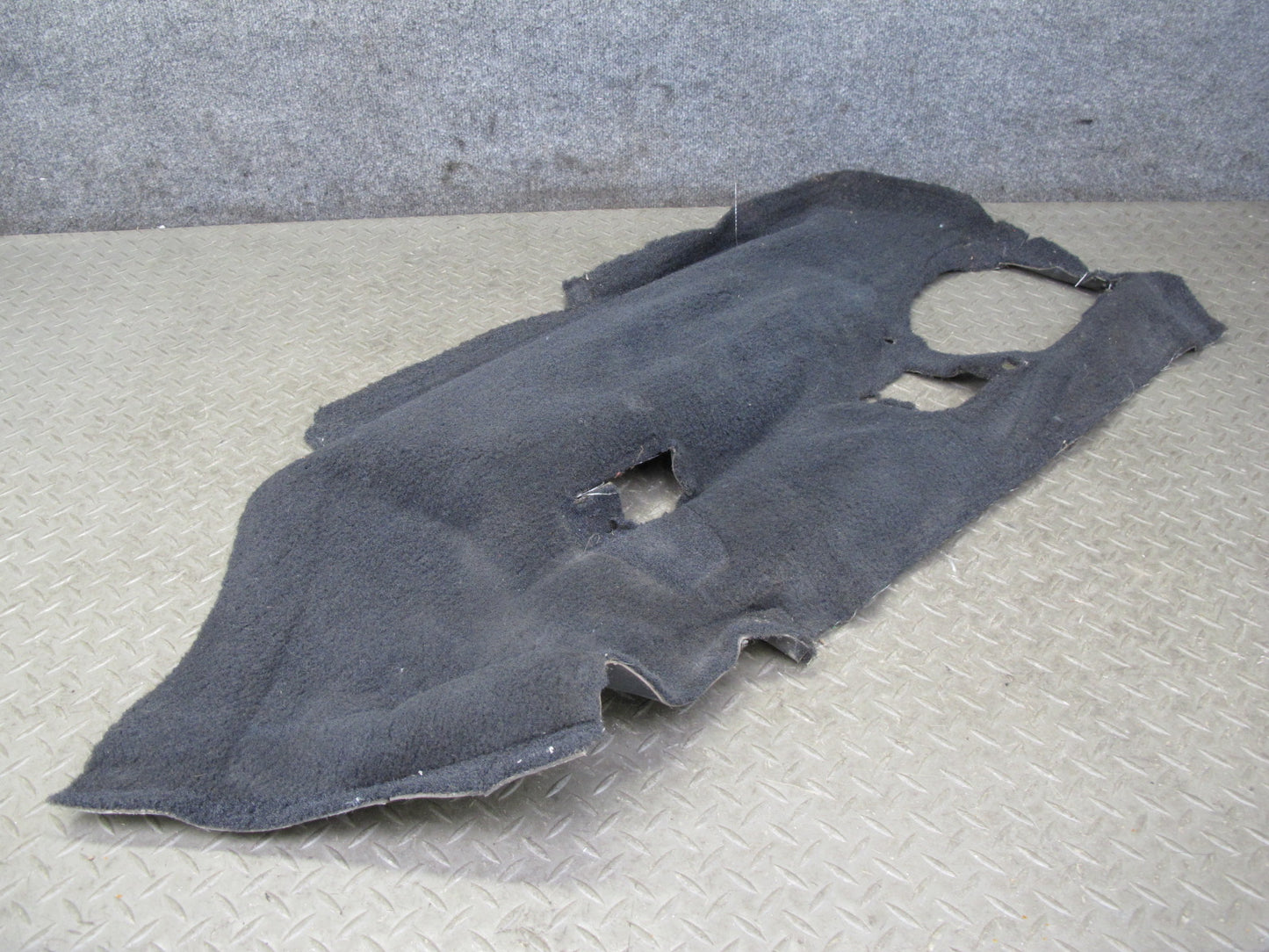 90-93 Chevrolet Corvette C4 Coupe Right & Left Trunk Carpet Trim Set Black OEM
