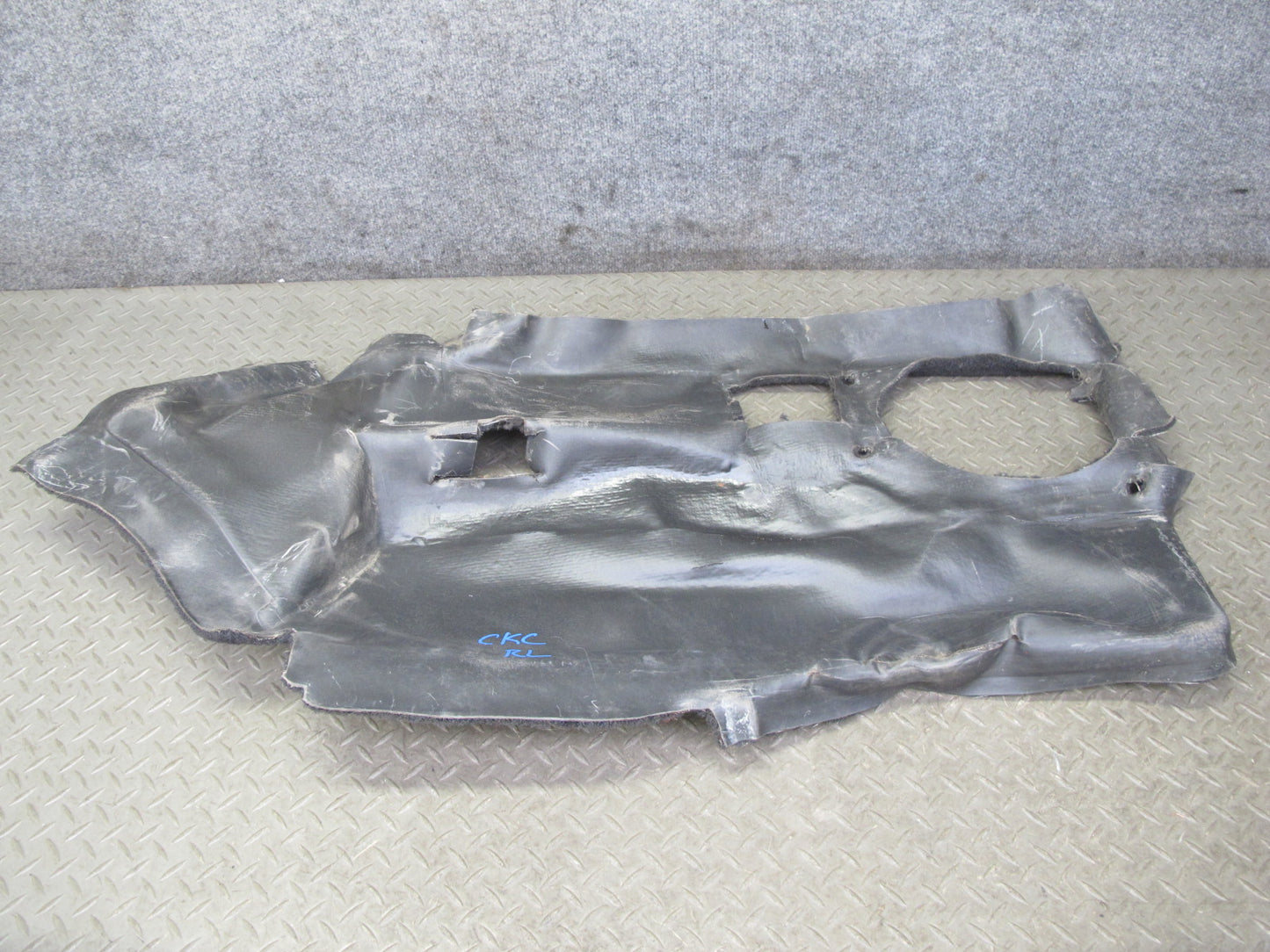 90-93 Chevrolet Corvette C4 Coupe Right & Left Trunk Carpet Trim Set Black OEM
