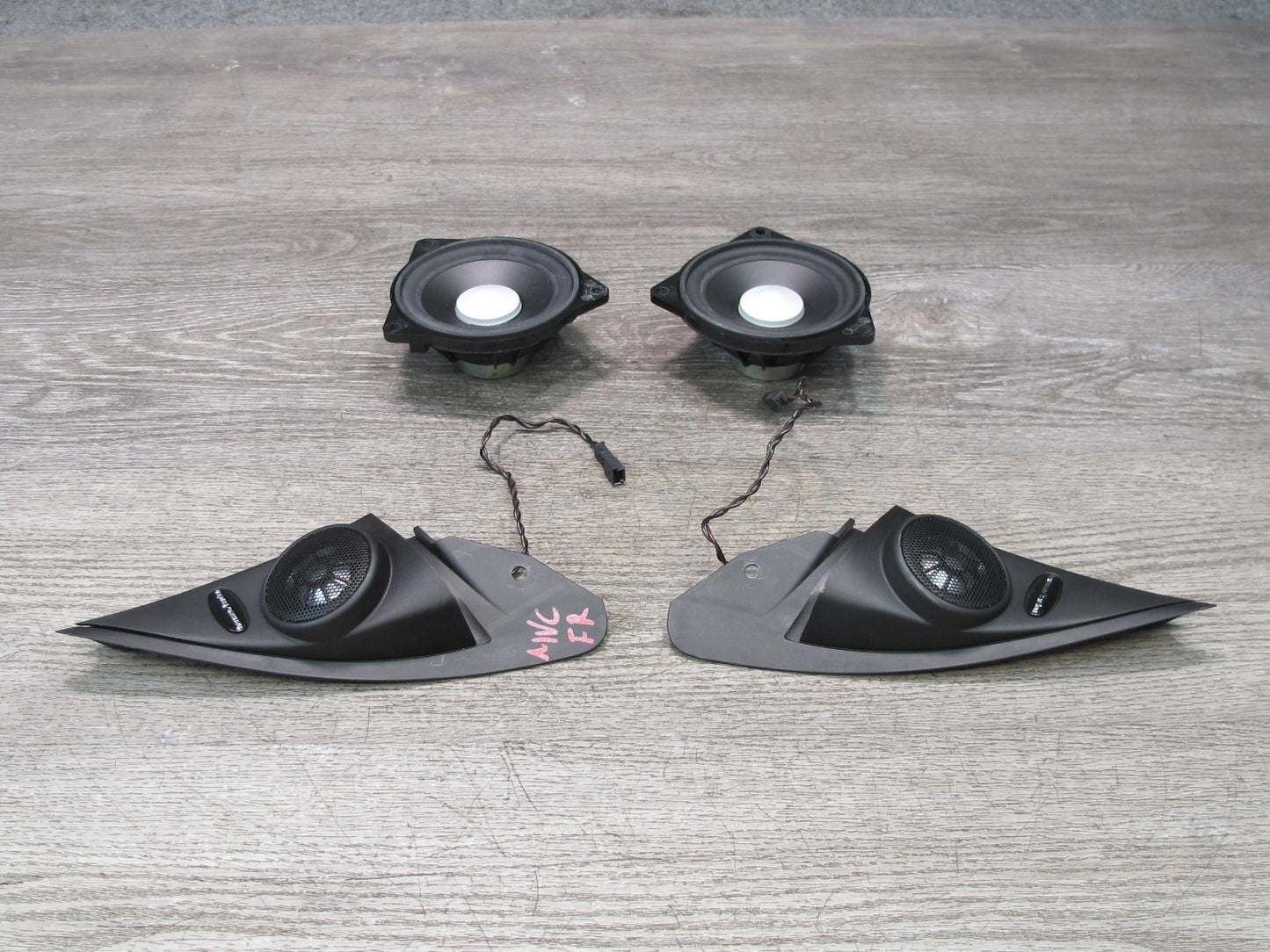 11-15 Mini R60 Countryman Front Door Trim TOP Hifi Tweeter Speaker Set OEM