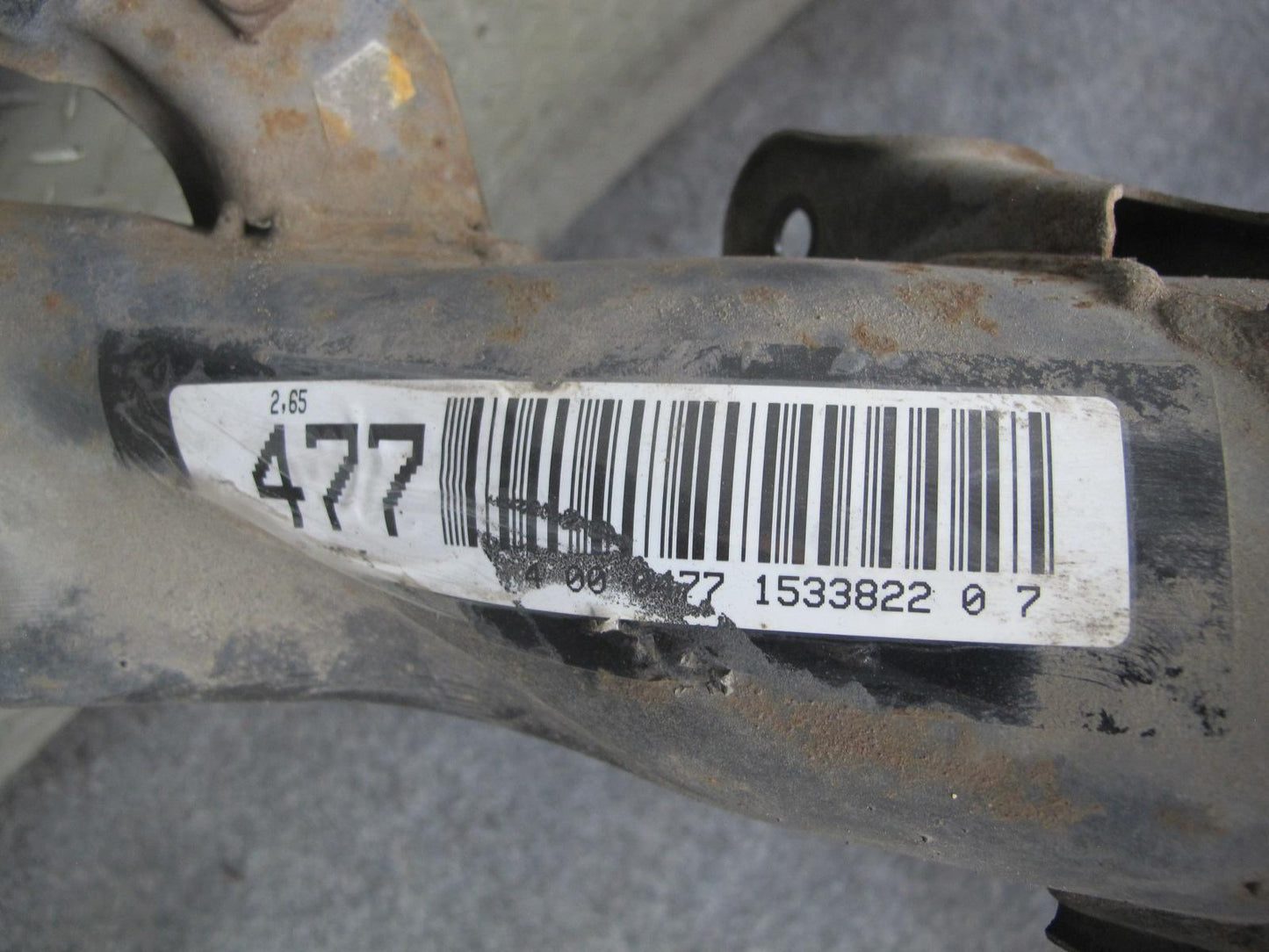 96-99 Mercedes W140 C140 CL Coupe Rear Sub Frame Crossmember Carrier Cradle OEM