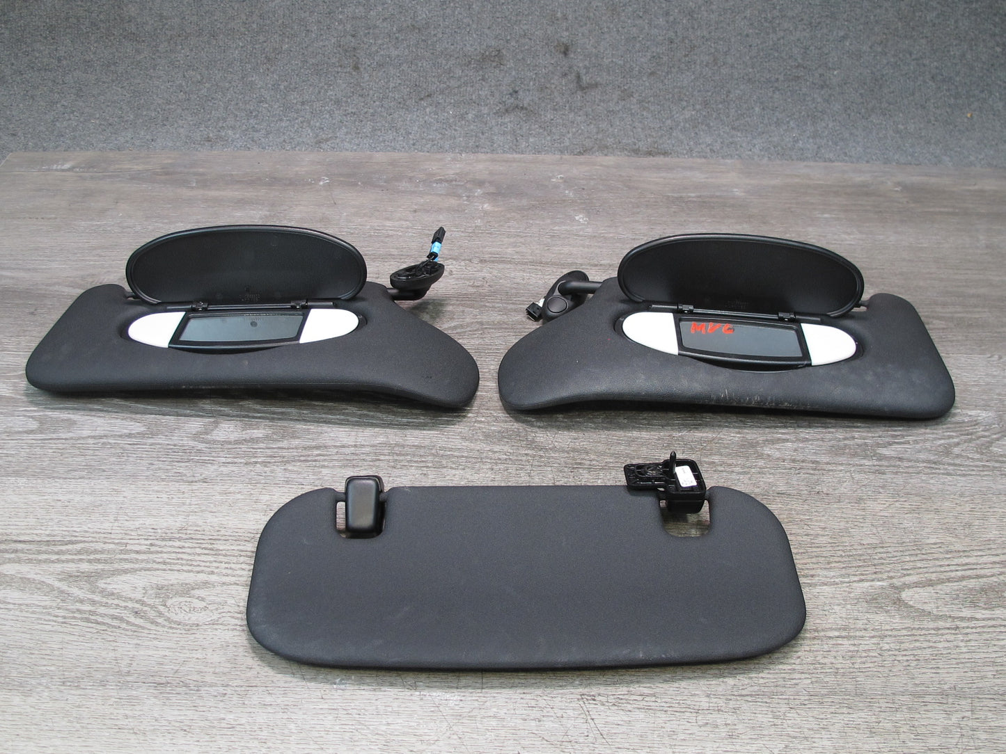 11-15 Mini Cooper R60 R61 Countryman Set of 3 Front Left & Right Sun Visor OEM