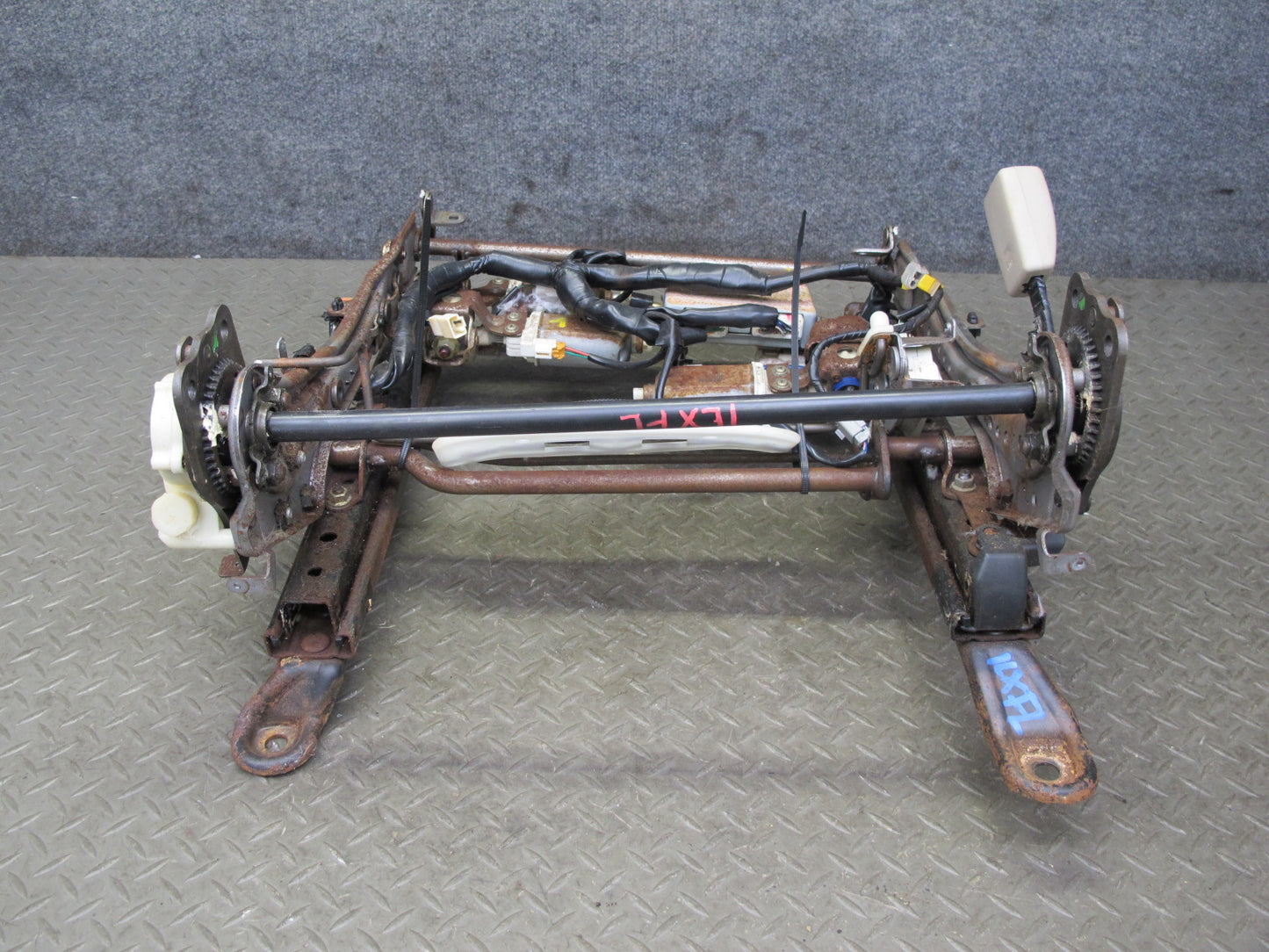 1998-2002 Lexus LX470 Front Left Driver Side Lower Seat Track Frame W/ Motor