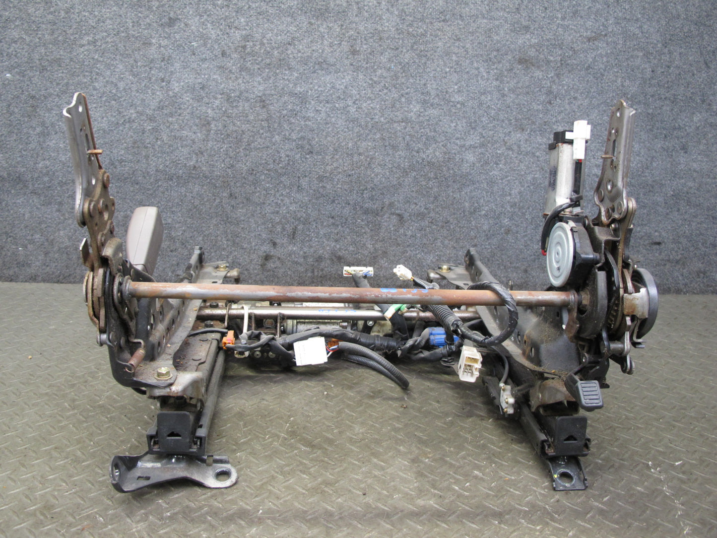 95-00 Lexus SC400 SC300 Front Right Seat Lower Frame Track Rail w Motors OEM