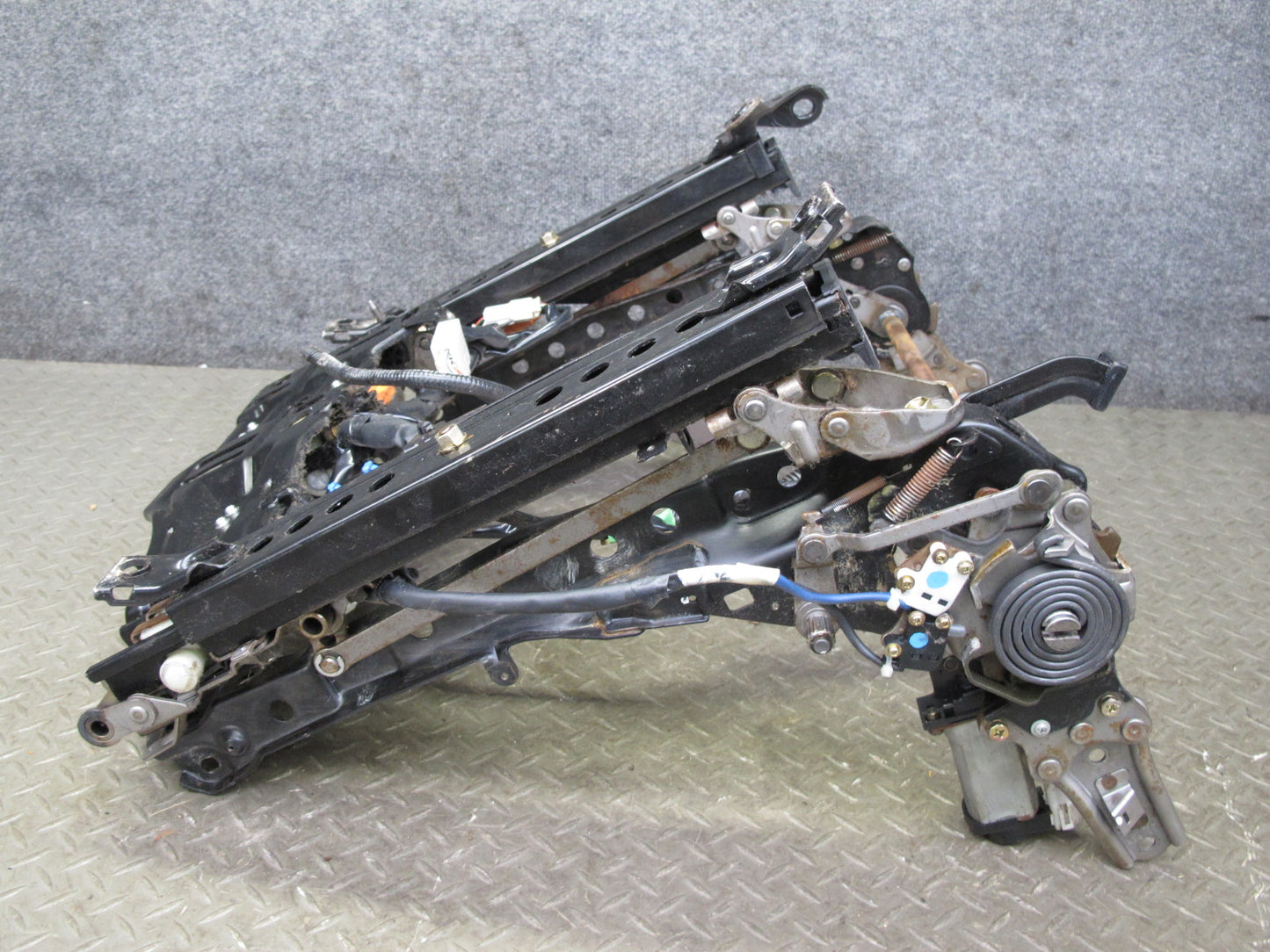 95-00 Lexus SC400 SC300 Front Right Seat Lower Frame Track Rail w Motors OEM