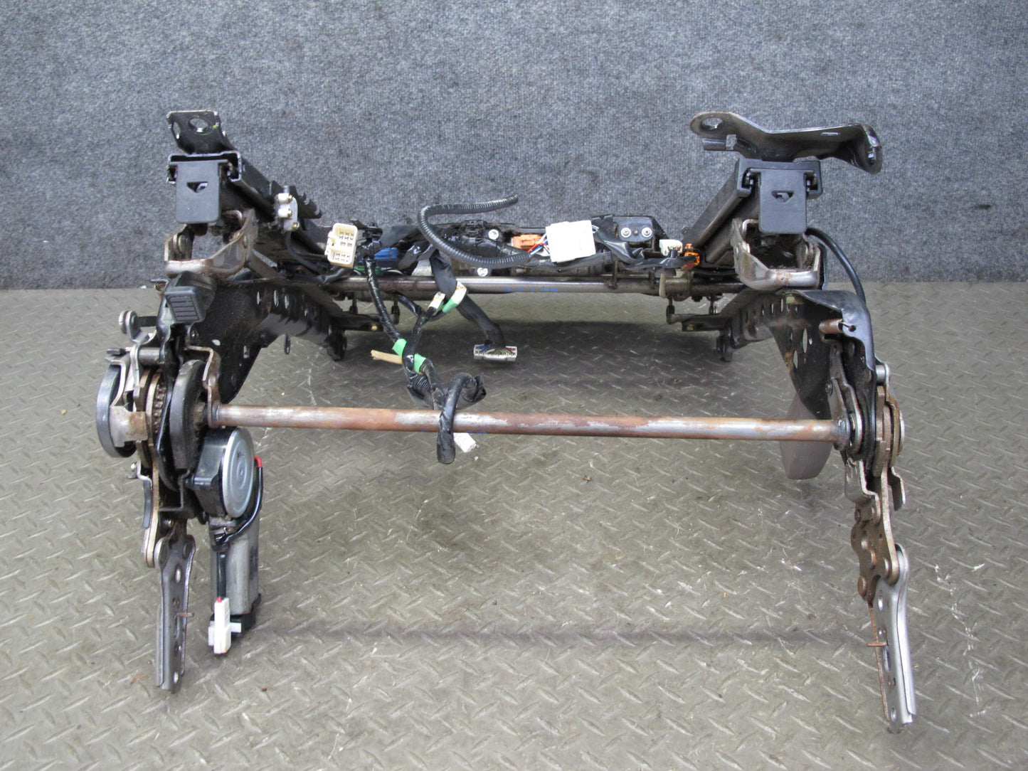 95-00 Lexus SC400 SC300 Front Right Seat Lower Frame Track Rail w Motors OEM
