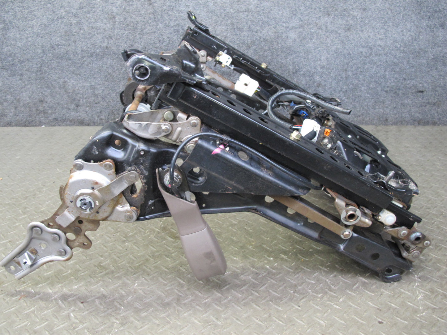 95-00 Lexus SC400 SC300 Front Right Seat Lower Frame Track Rail w Motors OEM