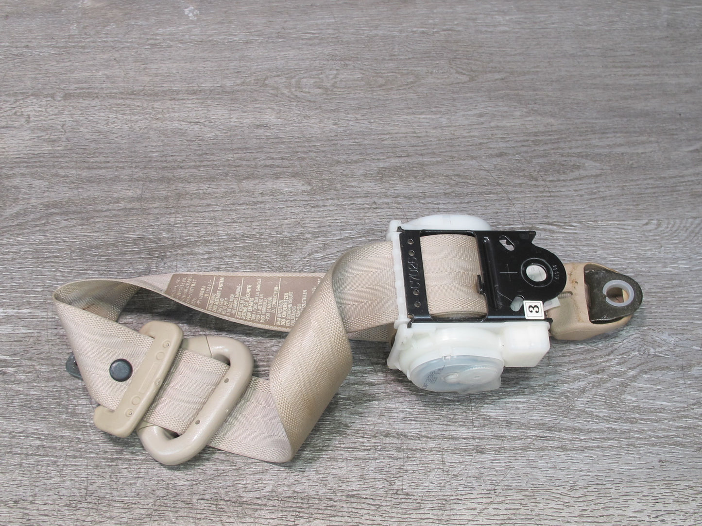 98-02 LEXUS LX470 REAR 3RD ROW RIGHT & LEFT SIDE SEATBELT RETRACTOR SET OEM
