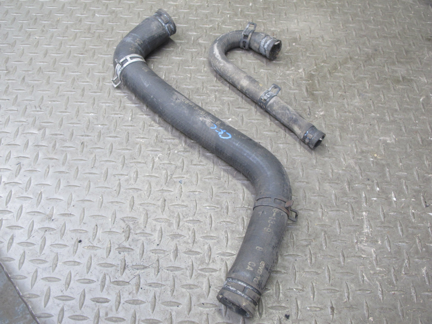 90-91 Chevrolet Corvette C4 5.7L Radiator Surge Tank Hose Pipe Line Set OEM