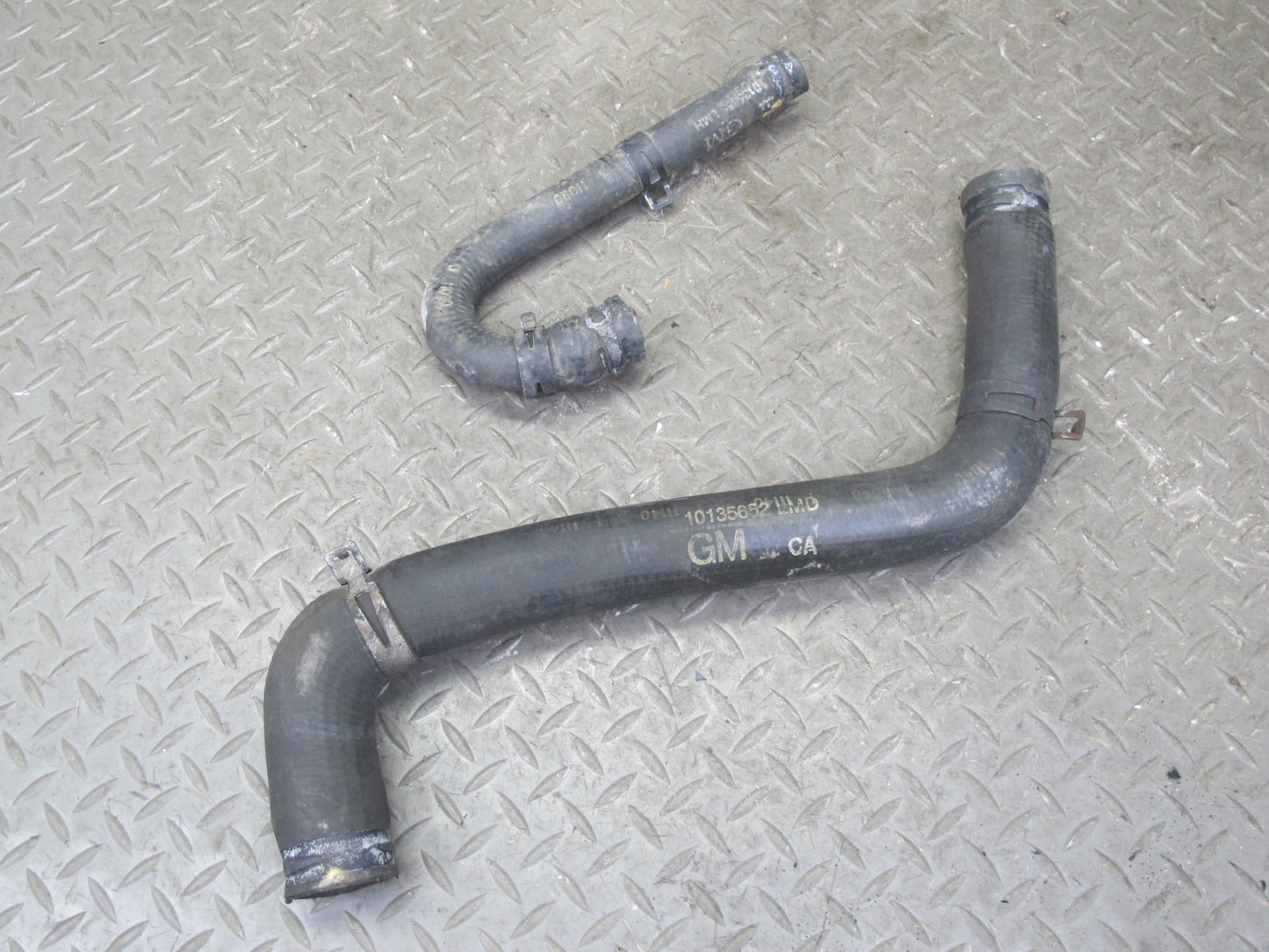 90-91 Chevrolet Corvette C4 5.7L Radiator Surge Tank Hose Pipe Line Set OEM
