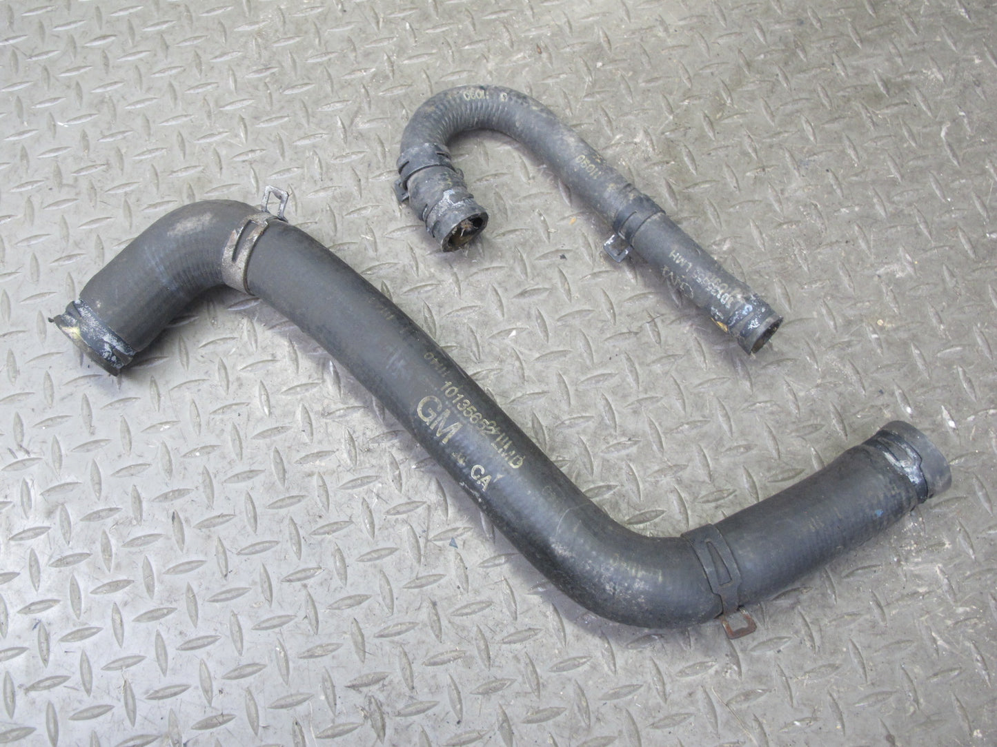 90-91 Chevrolet Corvette C4 5.7L Radiator Surge Tank Hose Pipe Line Set OEM