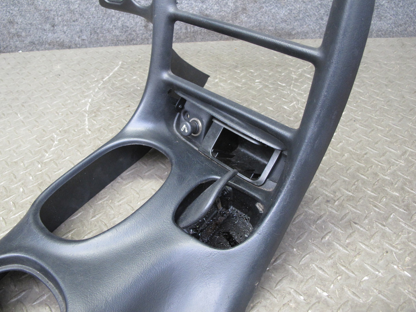 97-04 Chevrolet Corvette C5 Front Center Console Trim Panel Black OEM