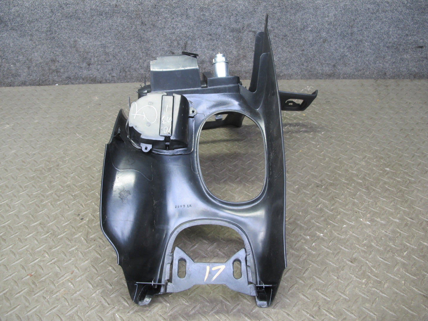 97-04 Chevrolet Corvette C5 Front Center Console Trim Panel Black OEM