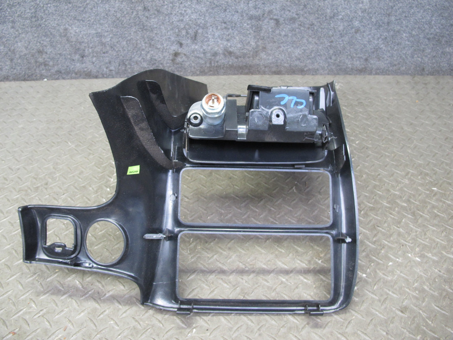 97-04 Chevrolet Corvette C5 Front Center Console Trim Panel Black OEM