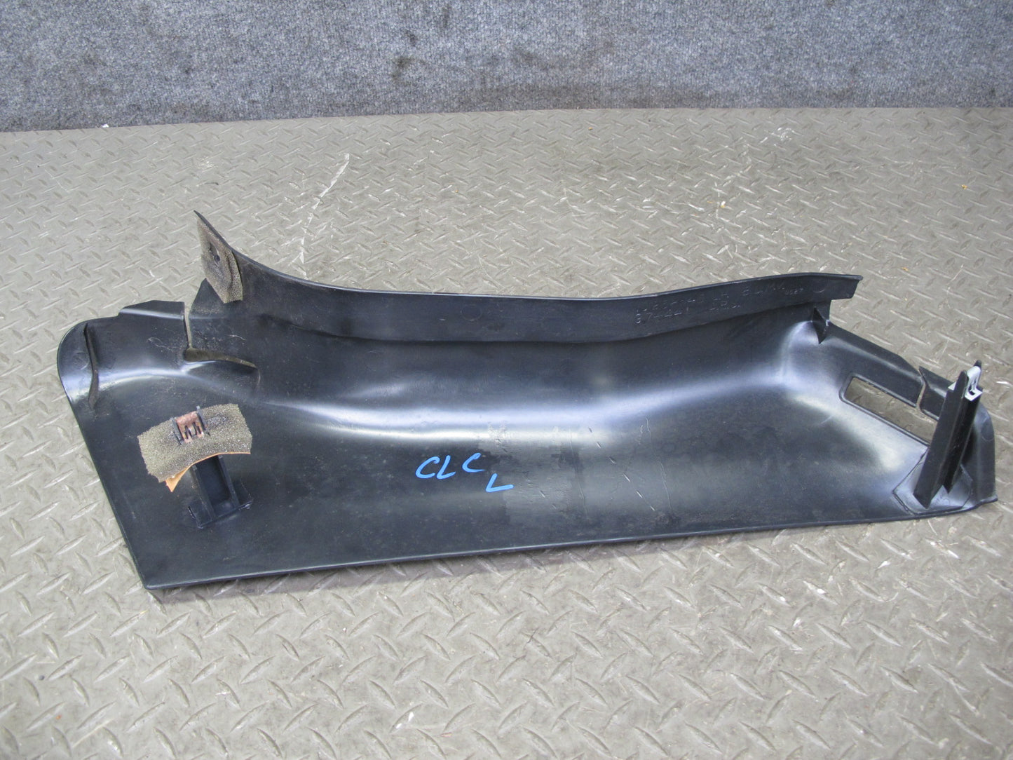 97-04 Chevrolet Corvette C5 Set of 2 Left B Pillar Seat Belt Trim Panel OEM