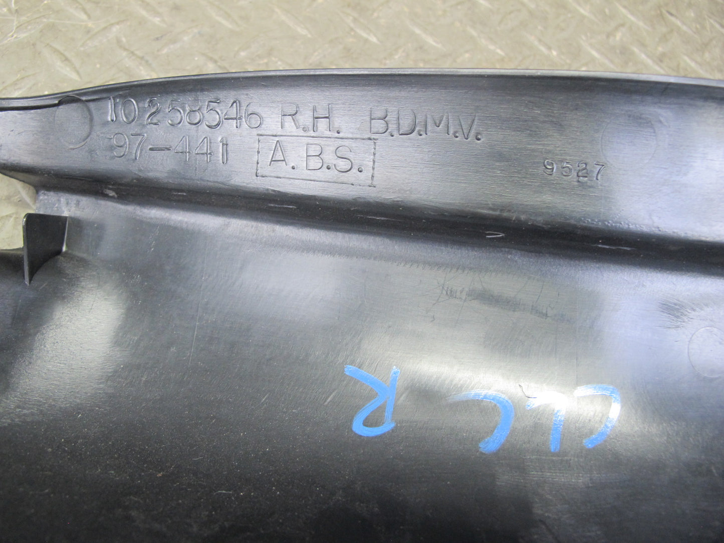 97-04 Chevrolet Corvette C5 Set of 2 Left B Pillar Seat Belt Trim Panel OEM