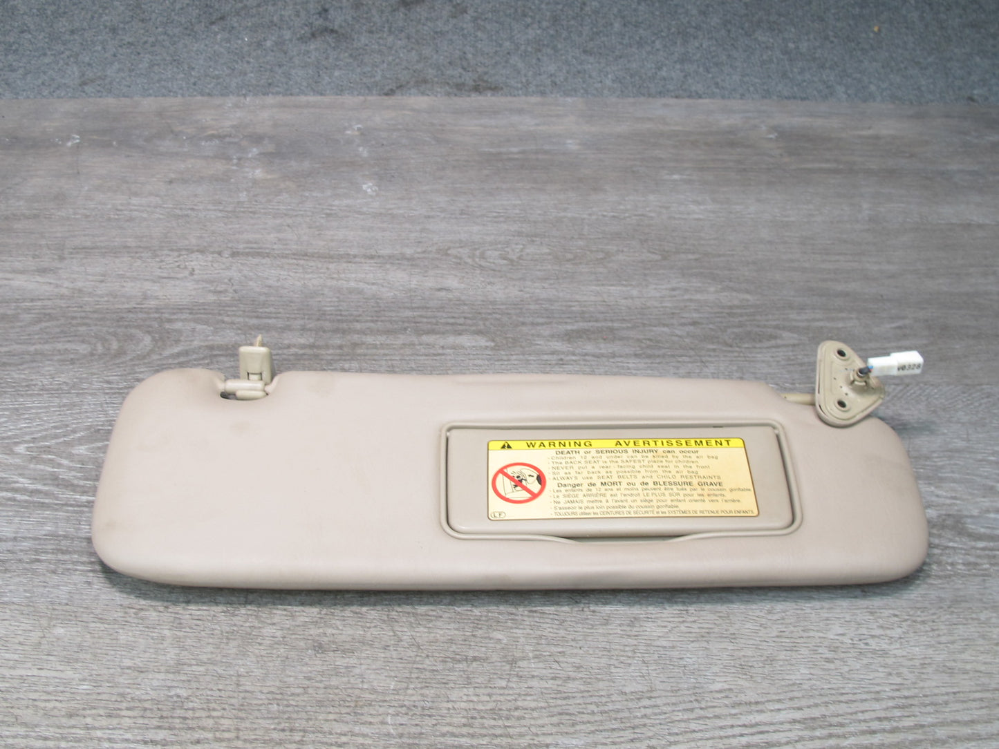 1998-2002 Lexus J100 LX470 Primary & Secondary Front Sun Visor Set of 4