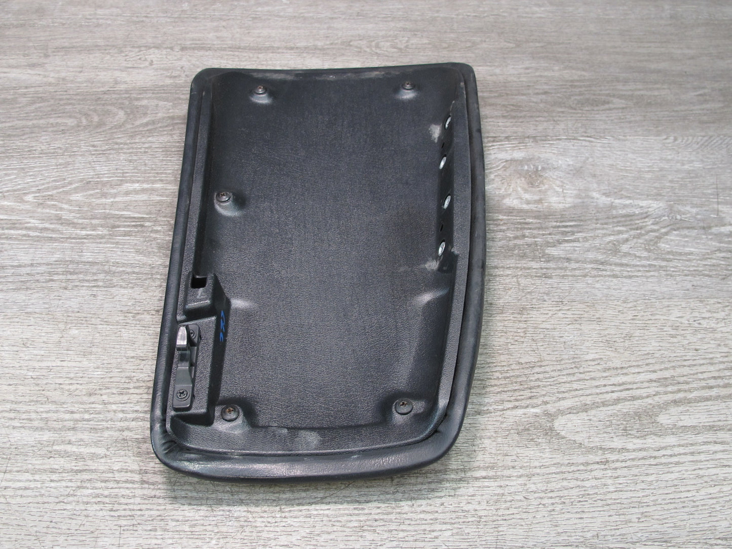 97-04 Chevrolet Corvette C5 Center Console Storage Armrest Lid Black OEM