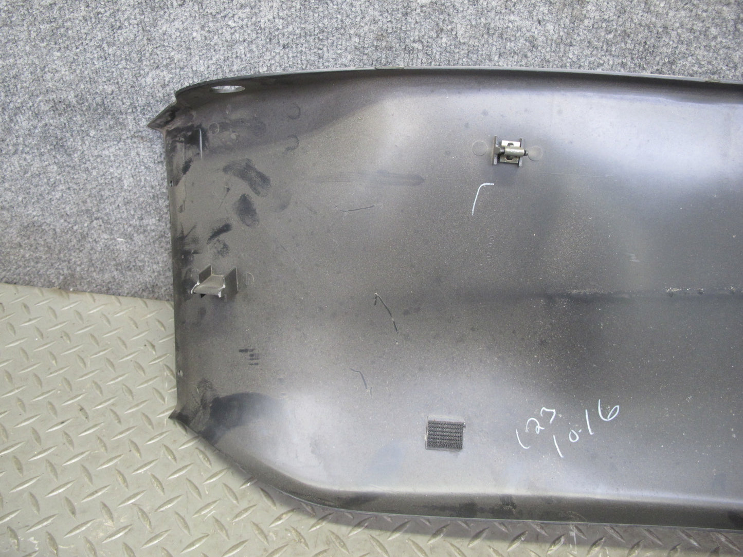 97-04 Chevrolet Corvette C5 Targa Rear Upper Halo Trim Cover Panel Black OEM