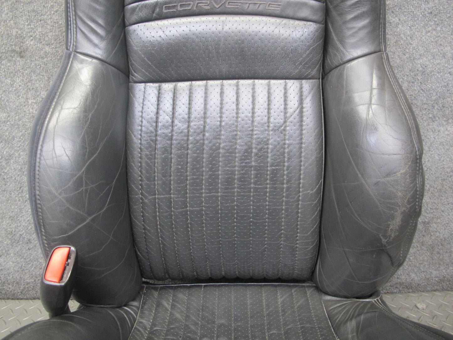 97-04 Chevrolet Corvette C5 Set of 2 Front Left & Right Leather Seat OEM