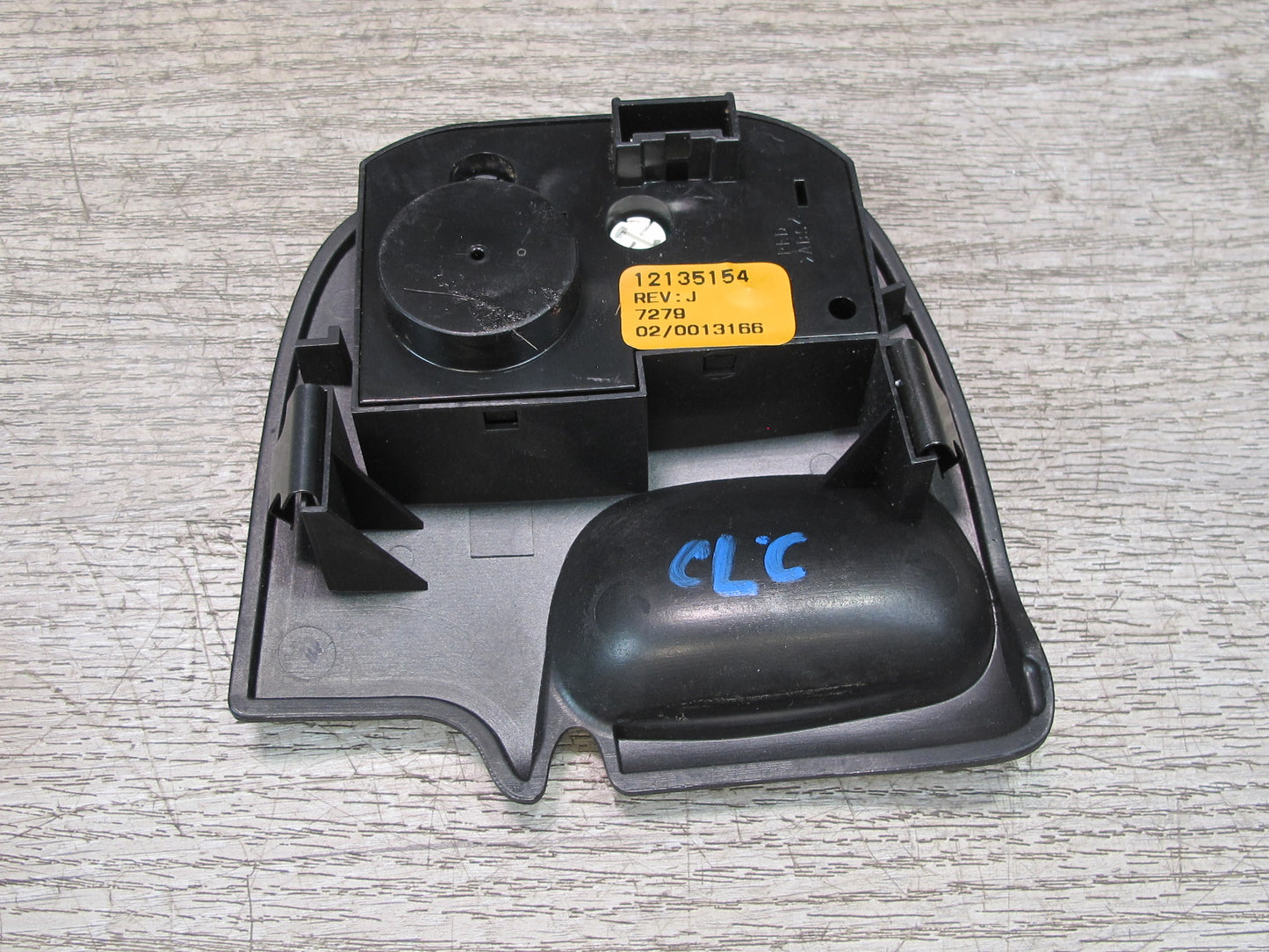 97-00 Chevrolet Corvette C5 Traction Control Switch w Trim Black 12135154 OEM